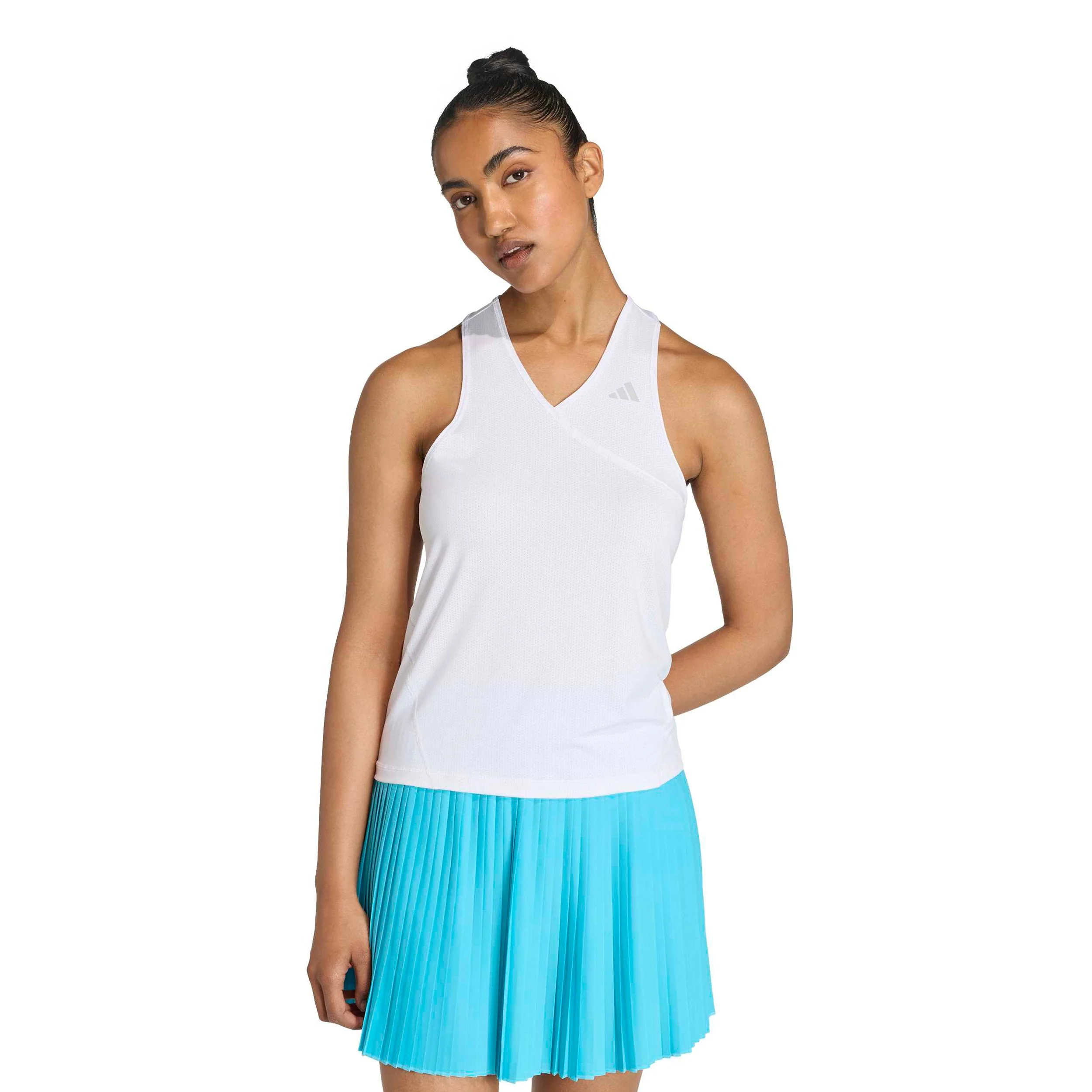 Club V-Neck Linne Damer - vit - Image 2