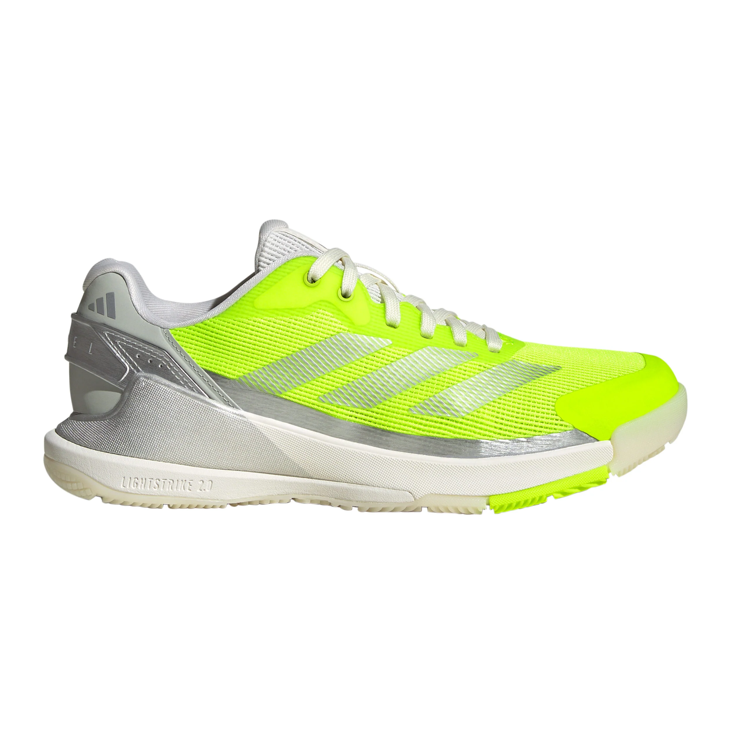 Crazyquick LS Padelsko Damer - neongul, silver