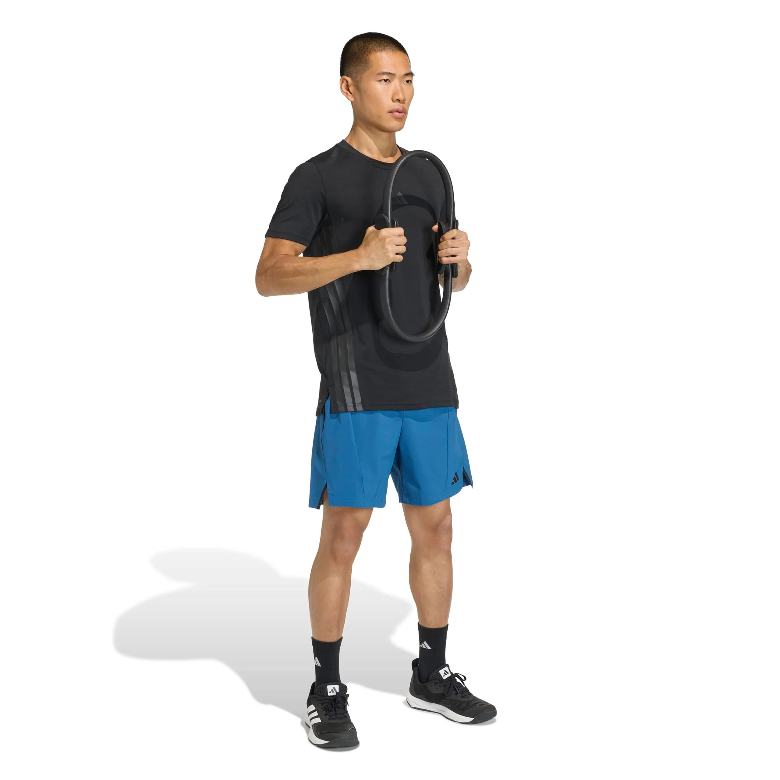 D4T 7Inch Shorts Herrar - petrol, svart - Image 4
