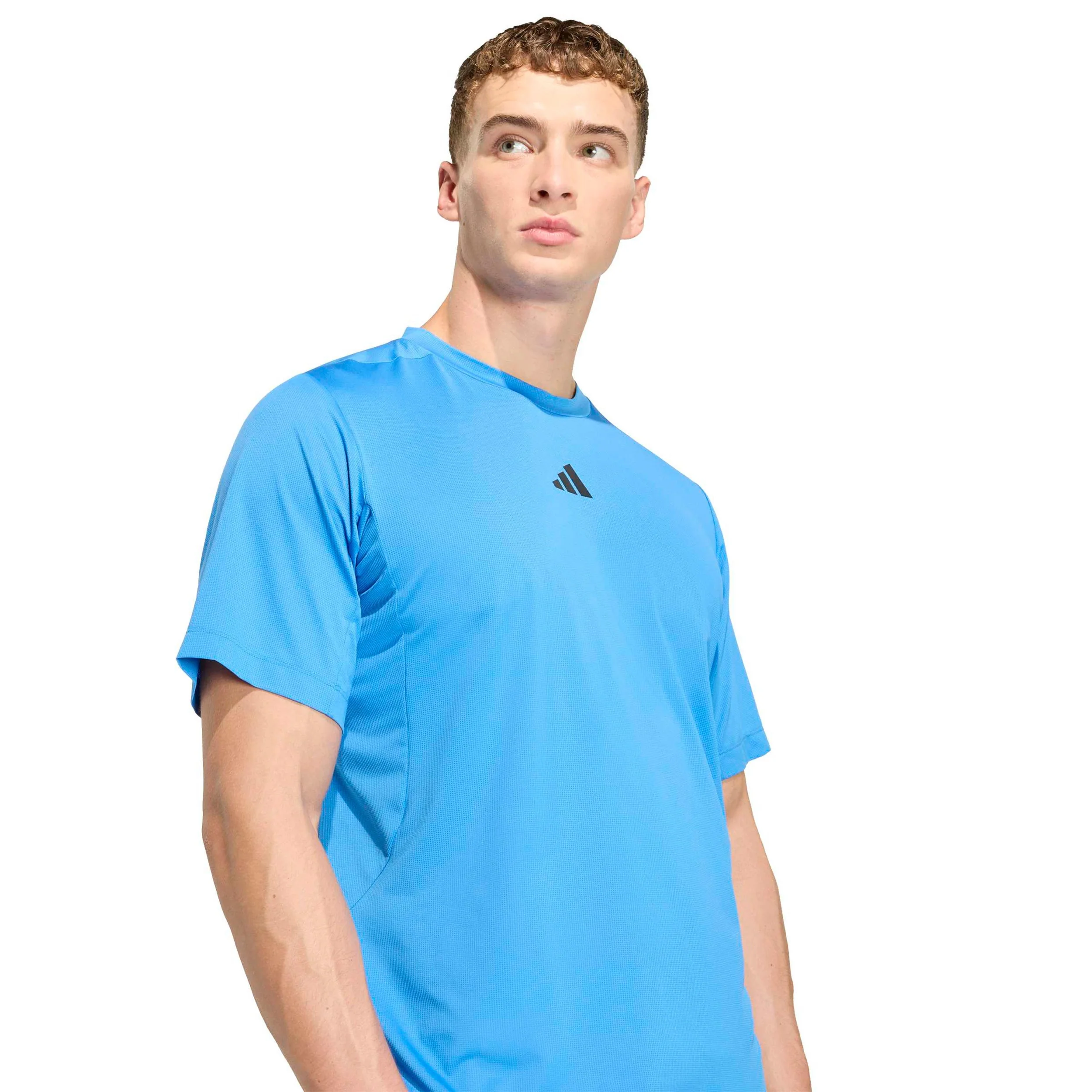 D4T Essentials T-shirt Herrar - turkos, svart - Image 5