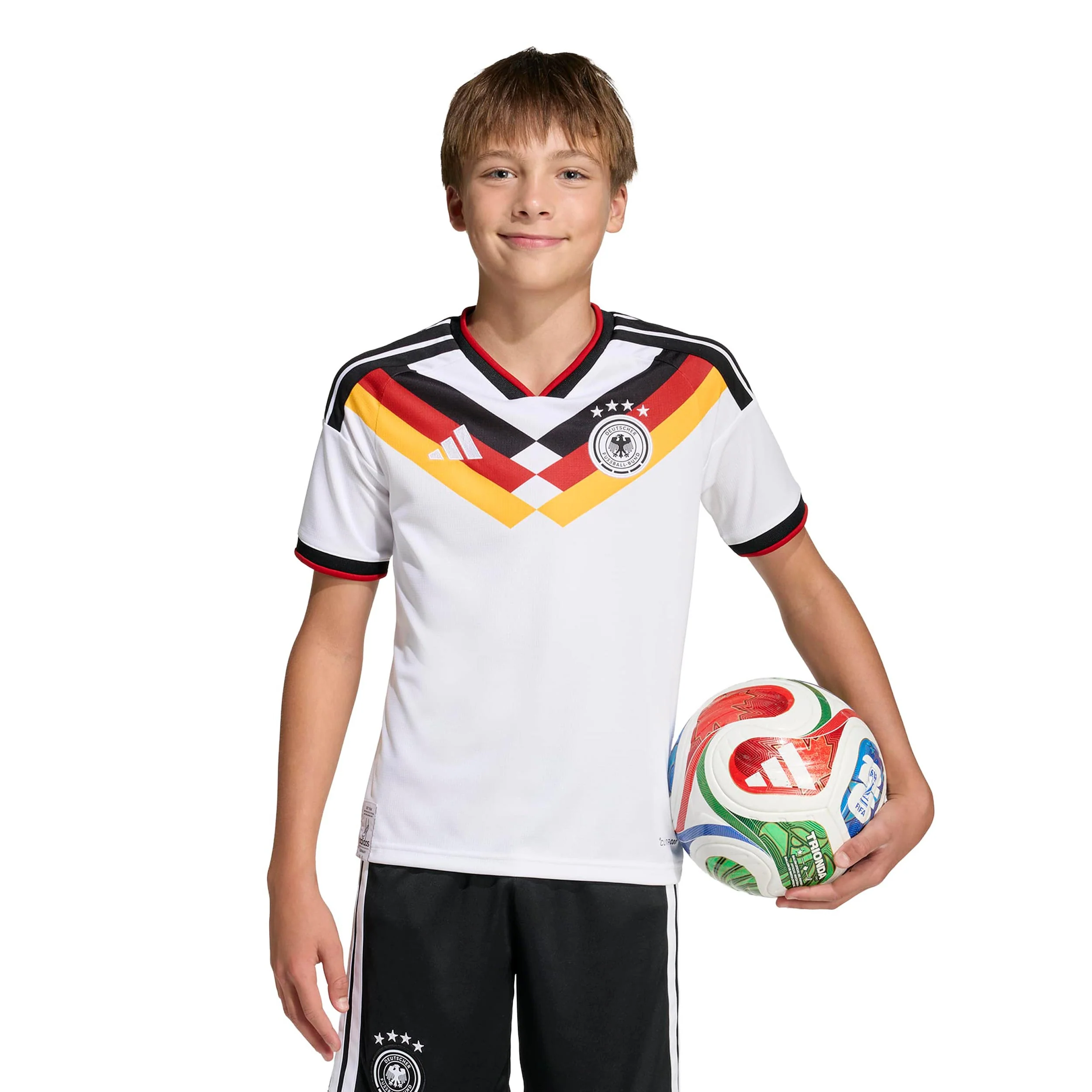 DFB Home T-shirt Barn-vit - Image 3