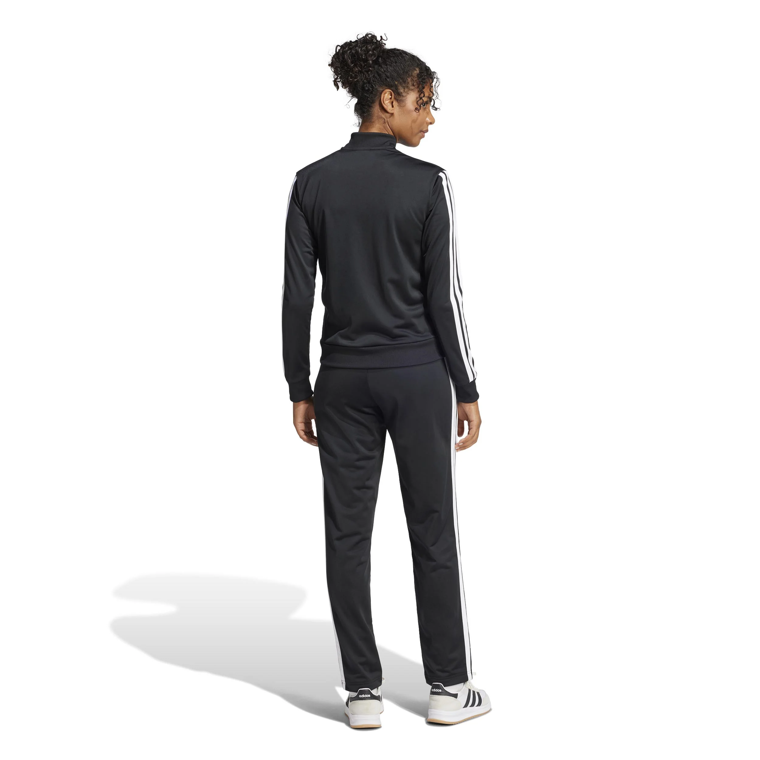 Essentials 3Stripes Dayready Träningsoverall Damer - svart - Image 5