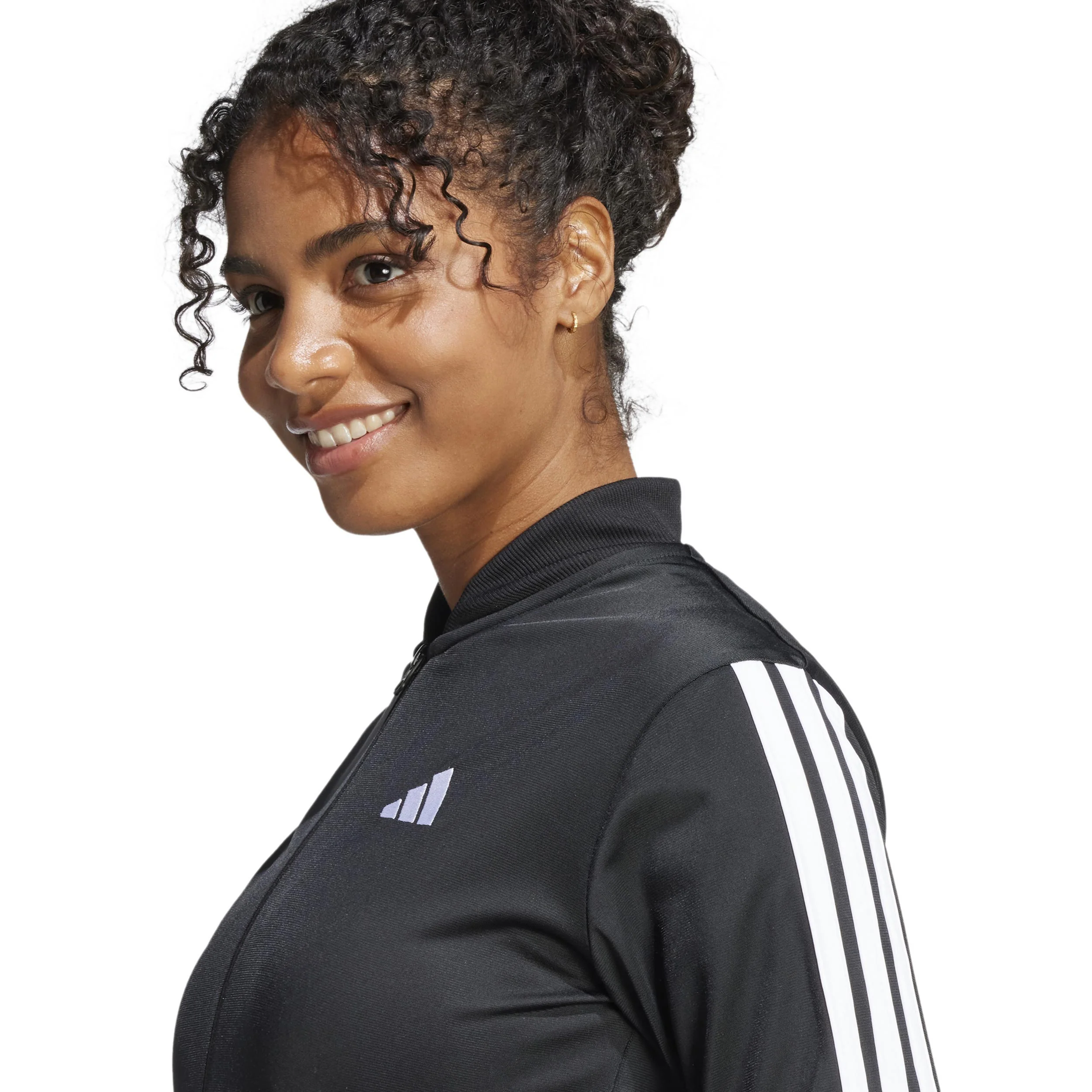 Essentials 3Stripes Dayready Träningsoverall Damer - svart - Image 7