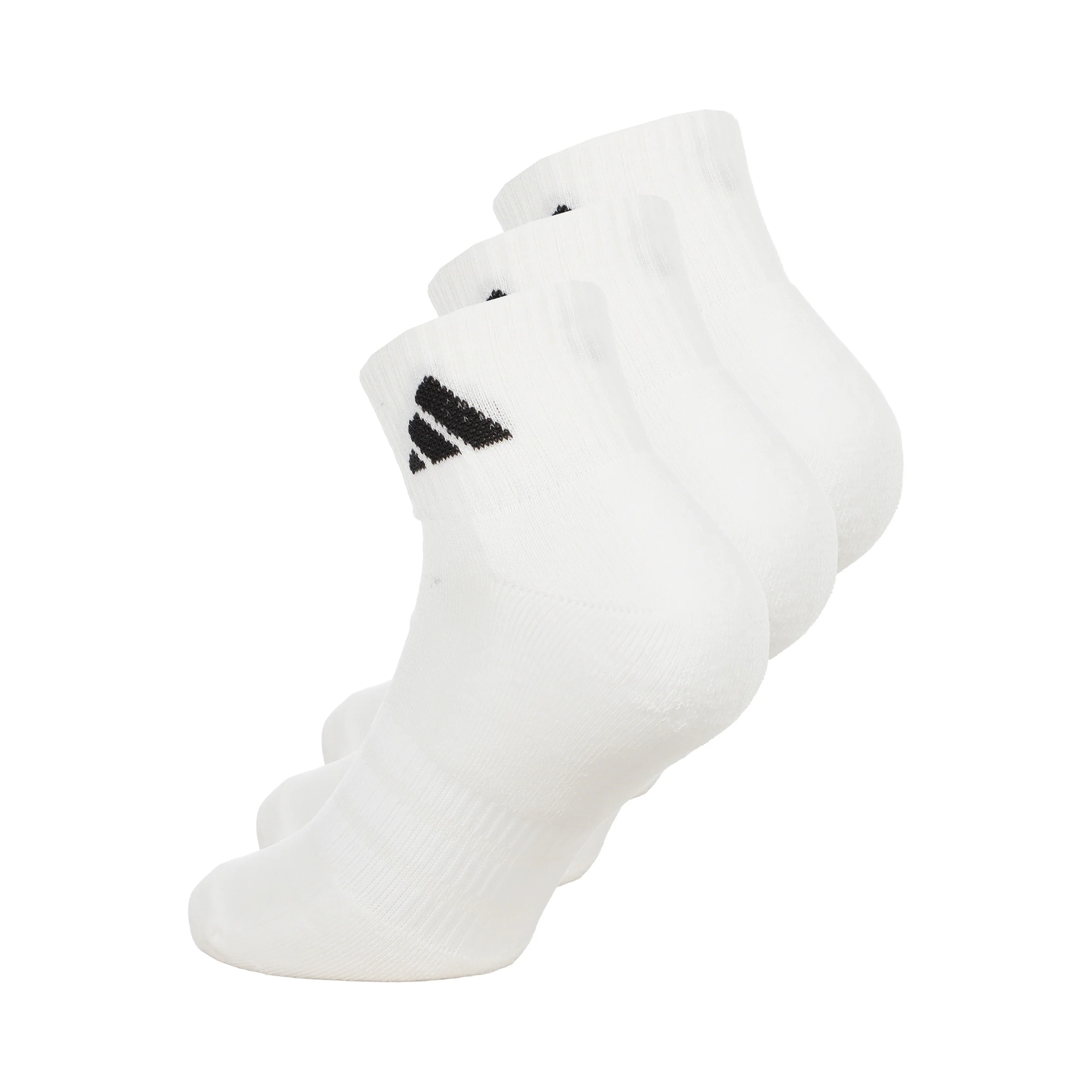 Essentials Ankle 3P Tennisstrumpor - 3-pack Unisex-vit, svart - Image 2