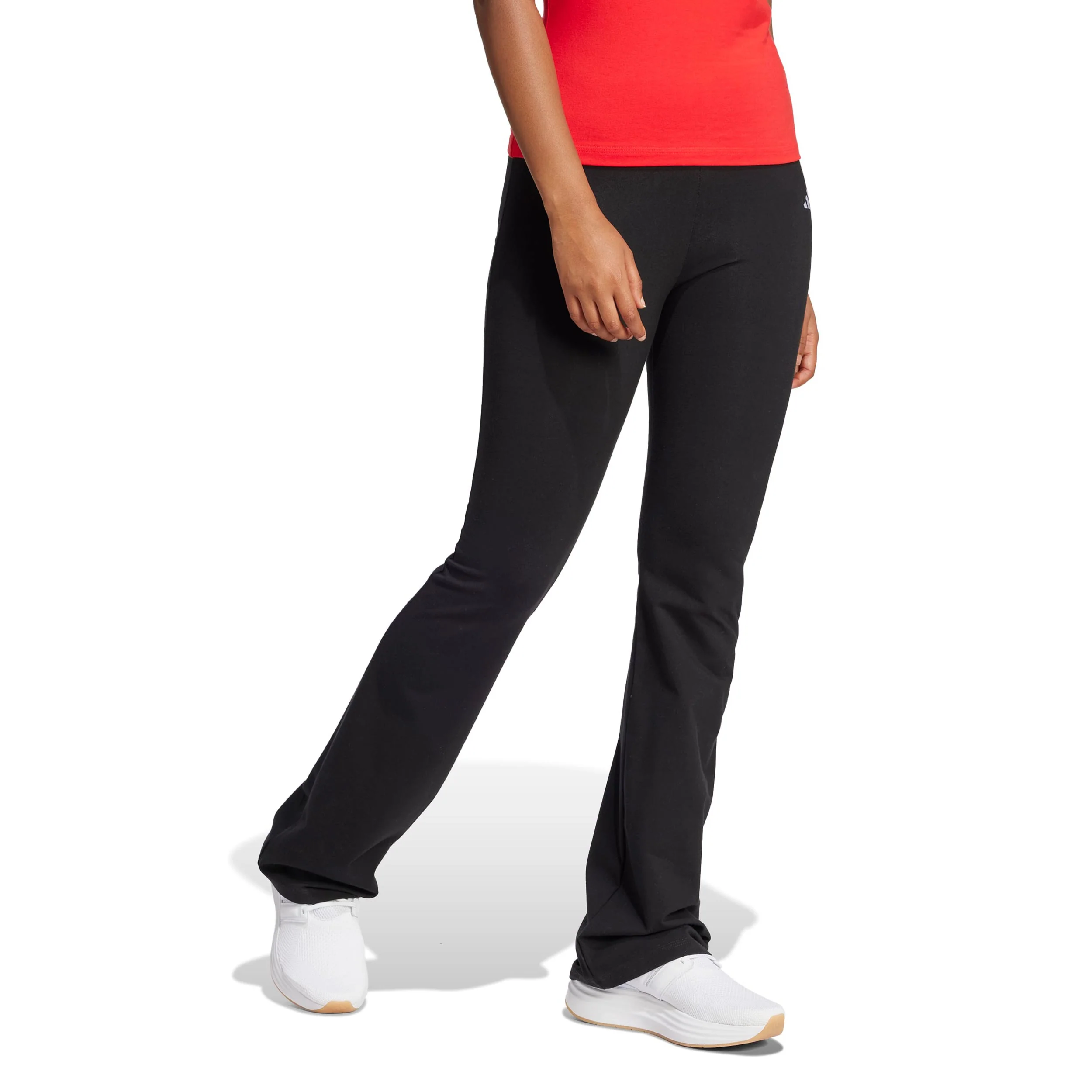 Essentials Small Logo Flared Tights Damer-svart - Image 4