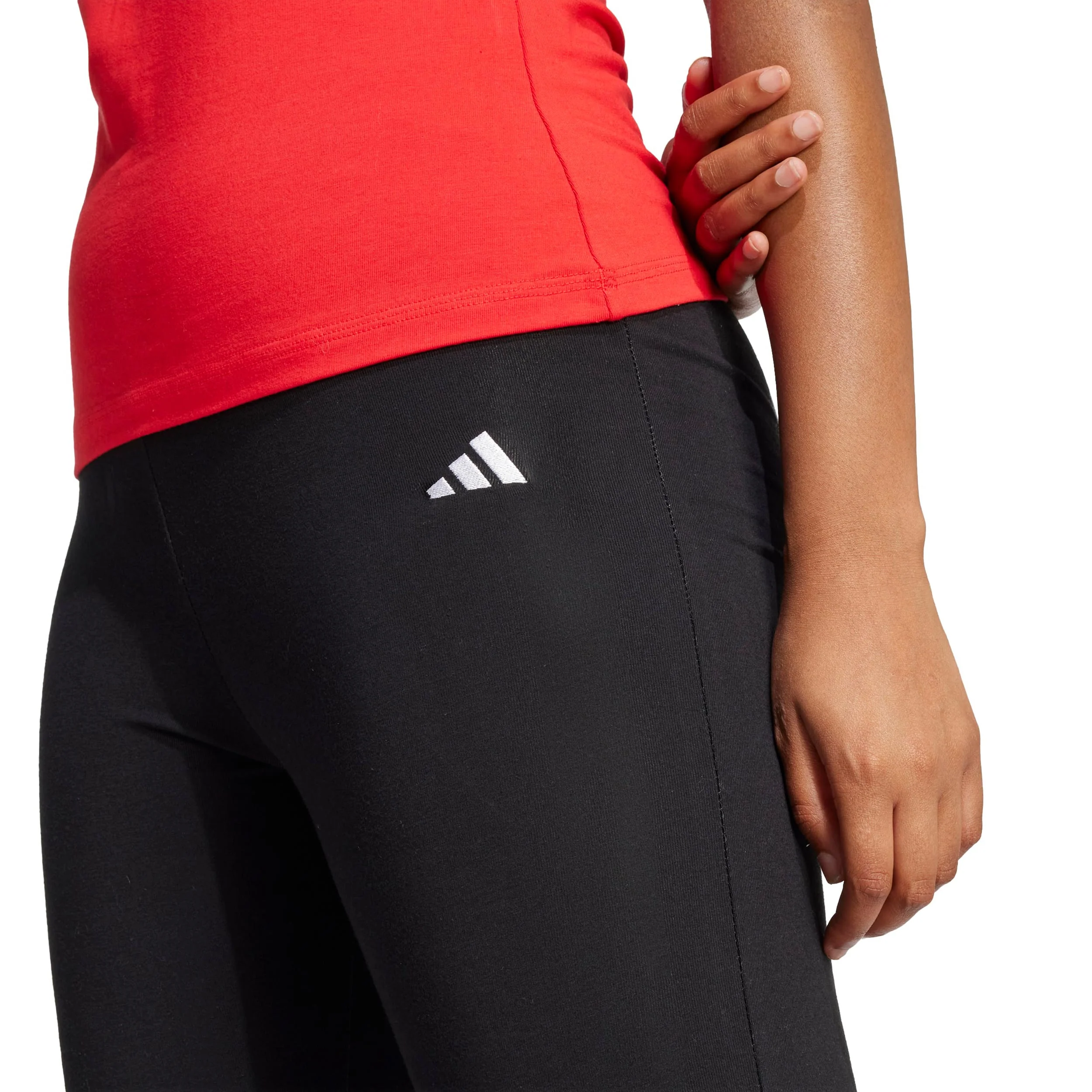 Essentials Small Logo Flared Tights Damer-svart - Image 6