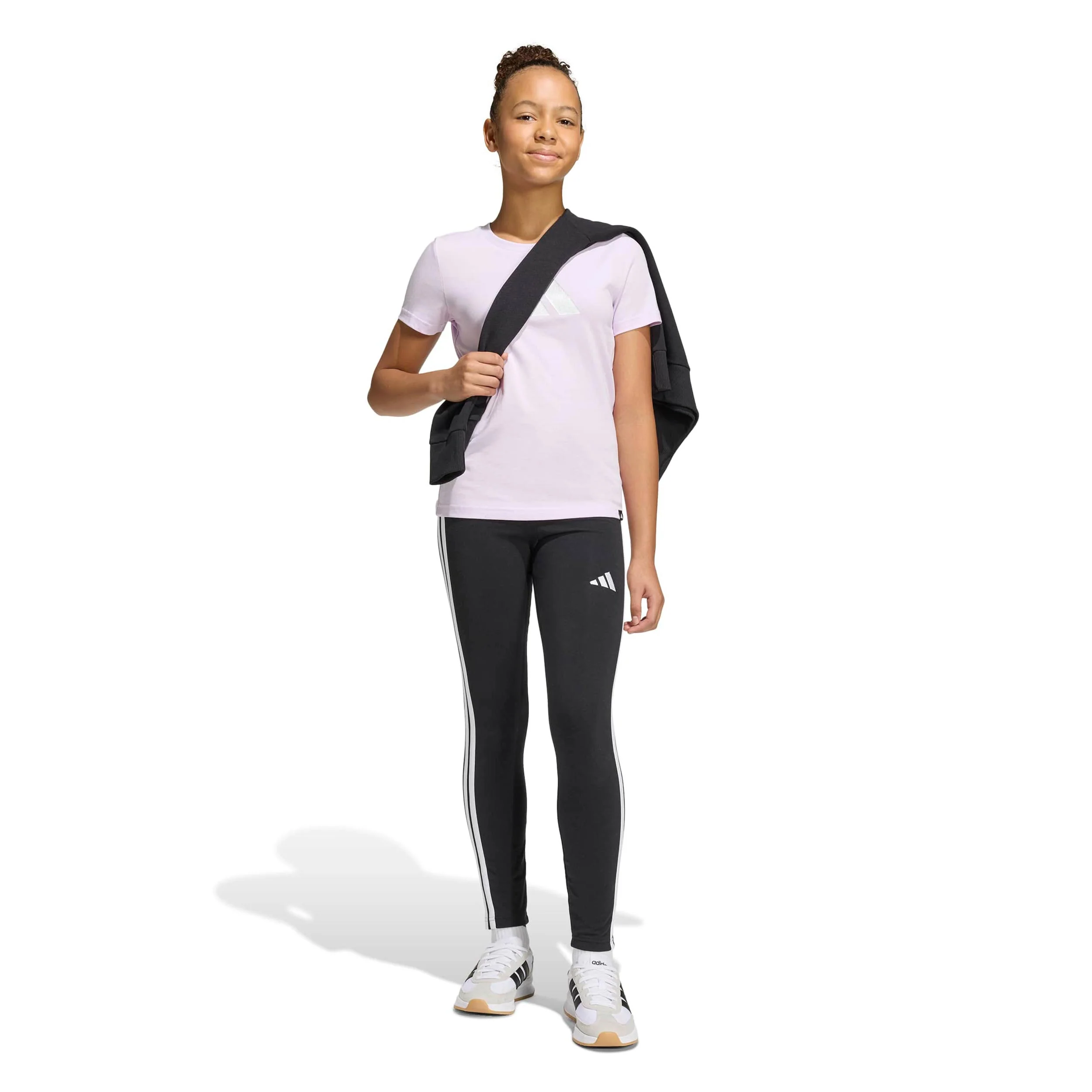 Everyday Glam Graphic T-shirt Flickor - syrén, vit - Image 4