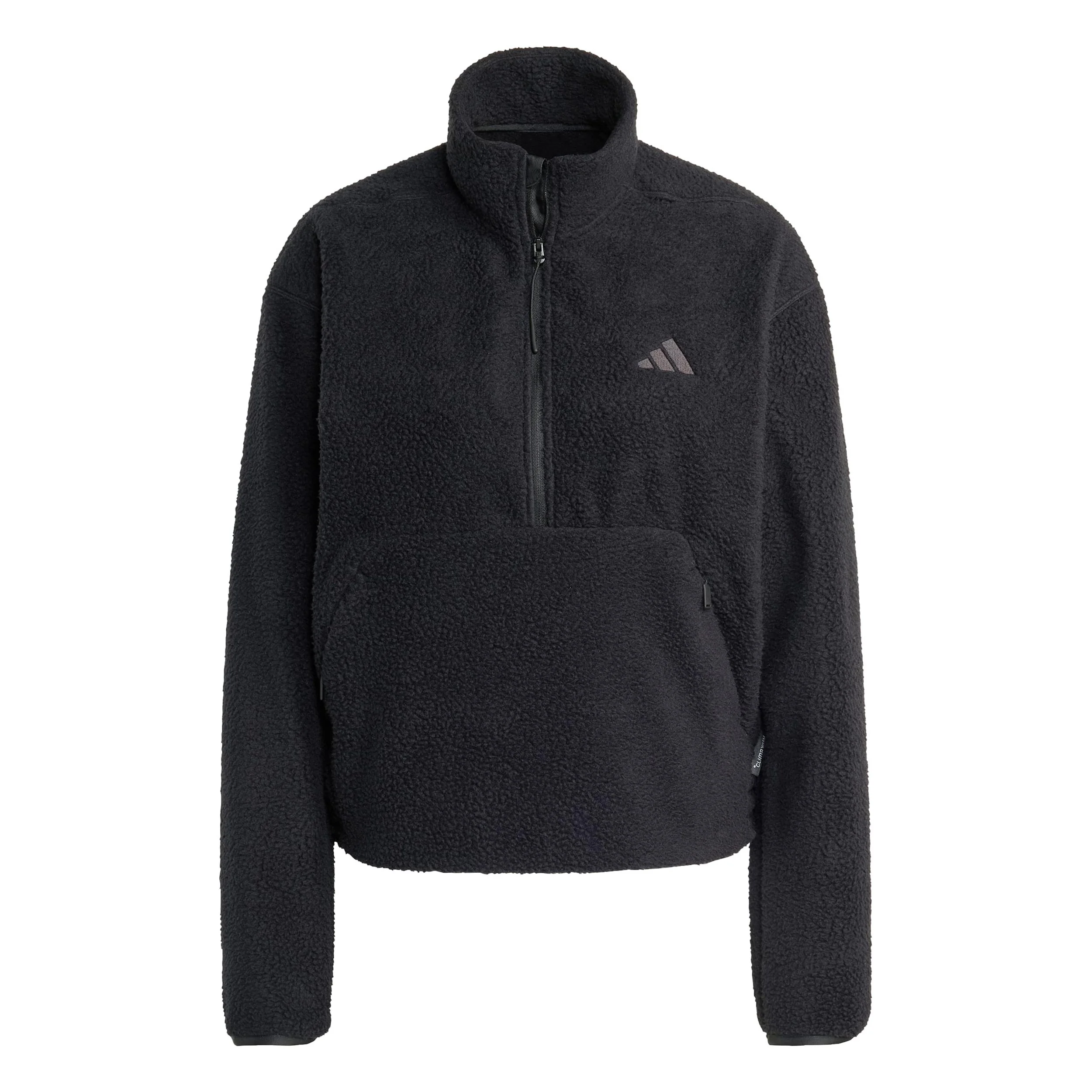 Fleece Half-Zip Tröja Damer-svart