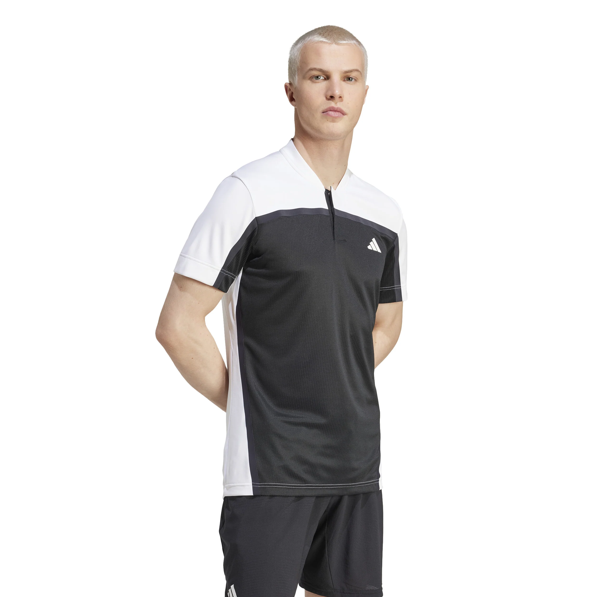 FRLFT Pro Polo Herrar-Svart,Vit - Image 5