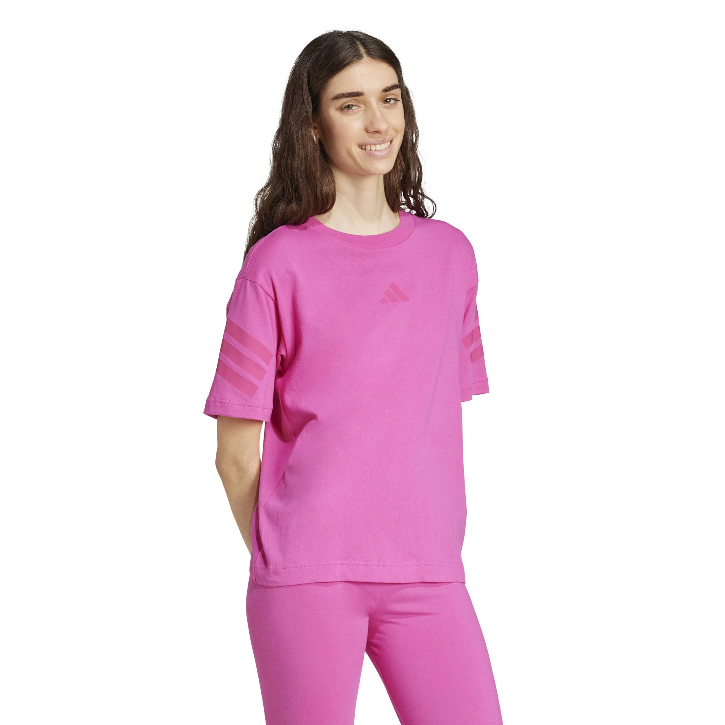 Future Icon 3Stripes T-shirt Damer-Pink - Image 4
