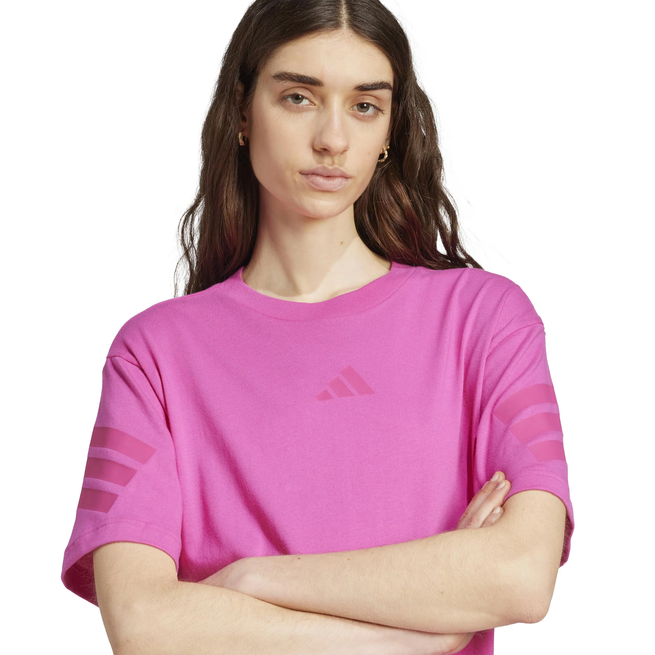 Future Icon 3Stripes T-shirt Damer-Pink - Image 5