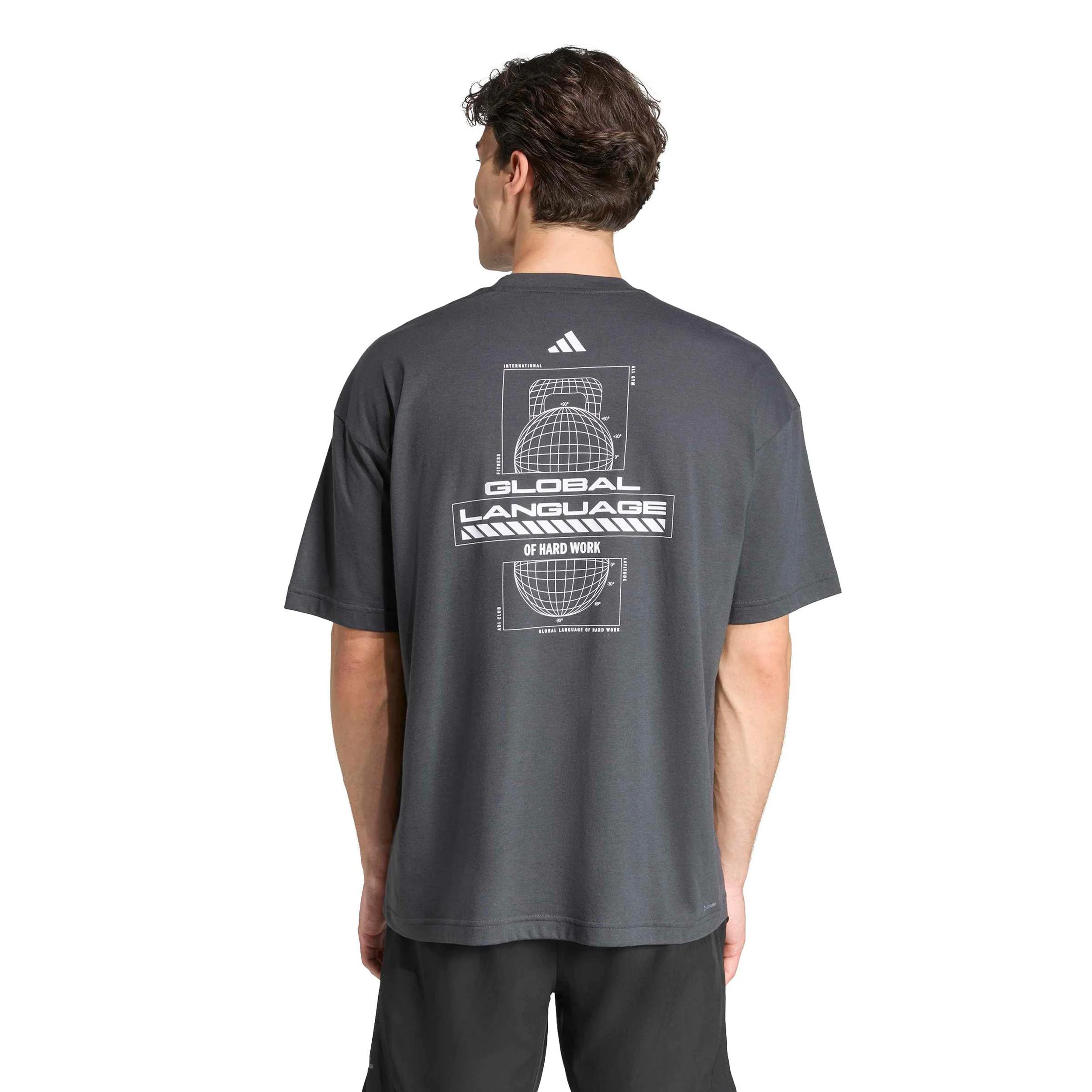 GFX Glob T-shirt Herrar-mörkgrå - Image 3