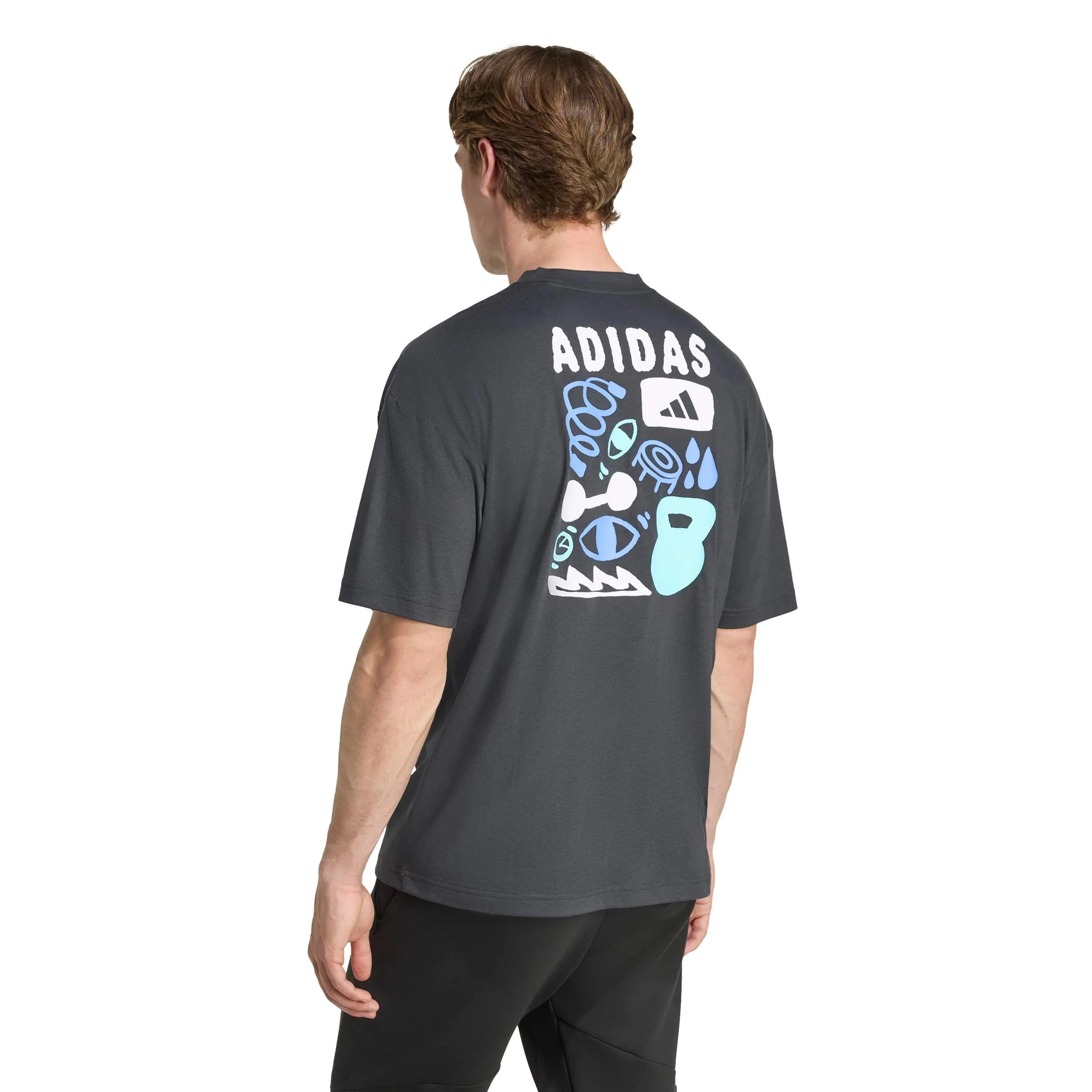 GFX Joy T-shirt Herrar - mörkgrå, flerfärgad - Image 3