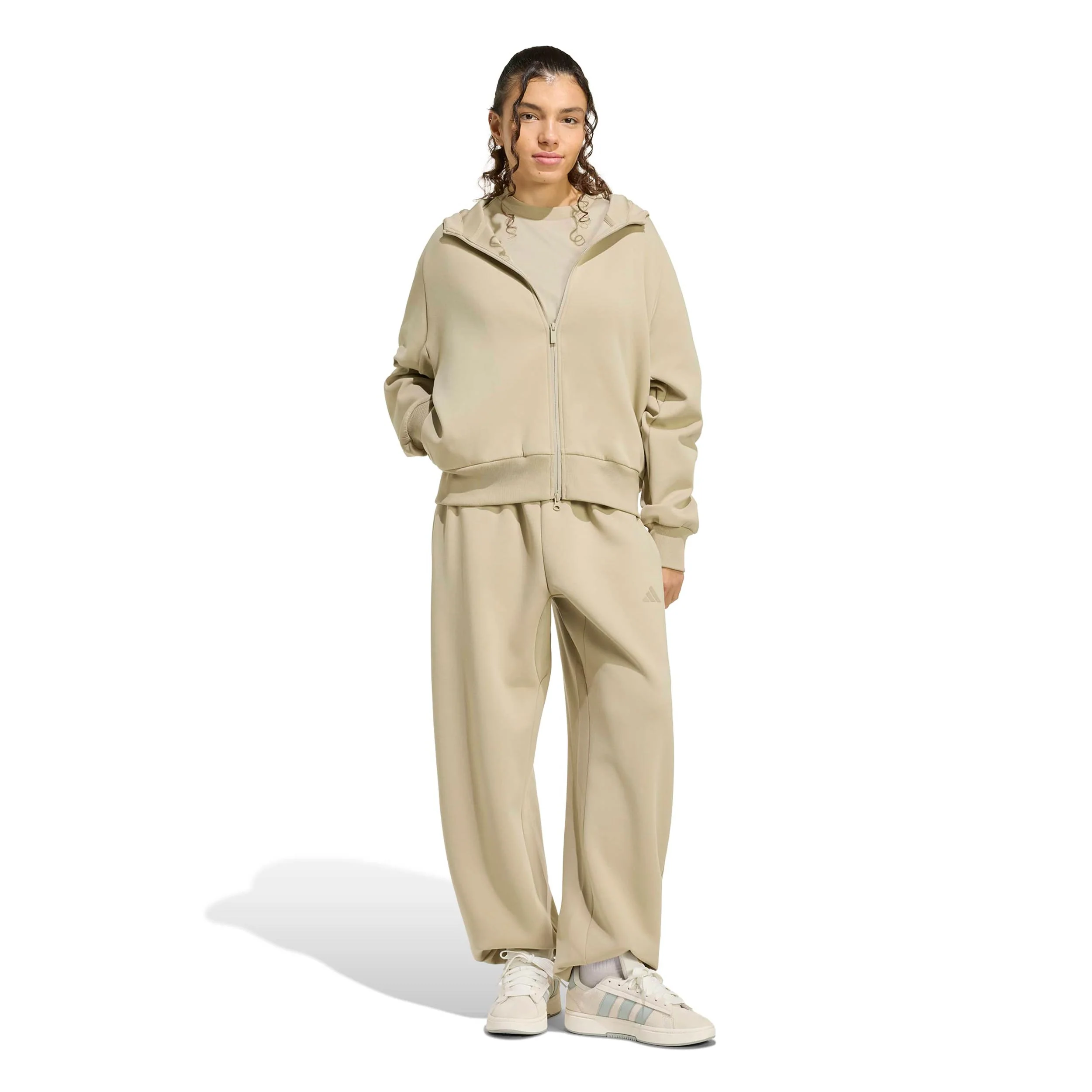 Lux Sweat-jacka Damer - beige - Image 4