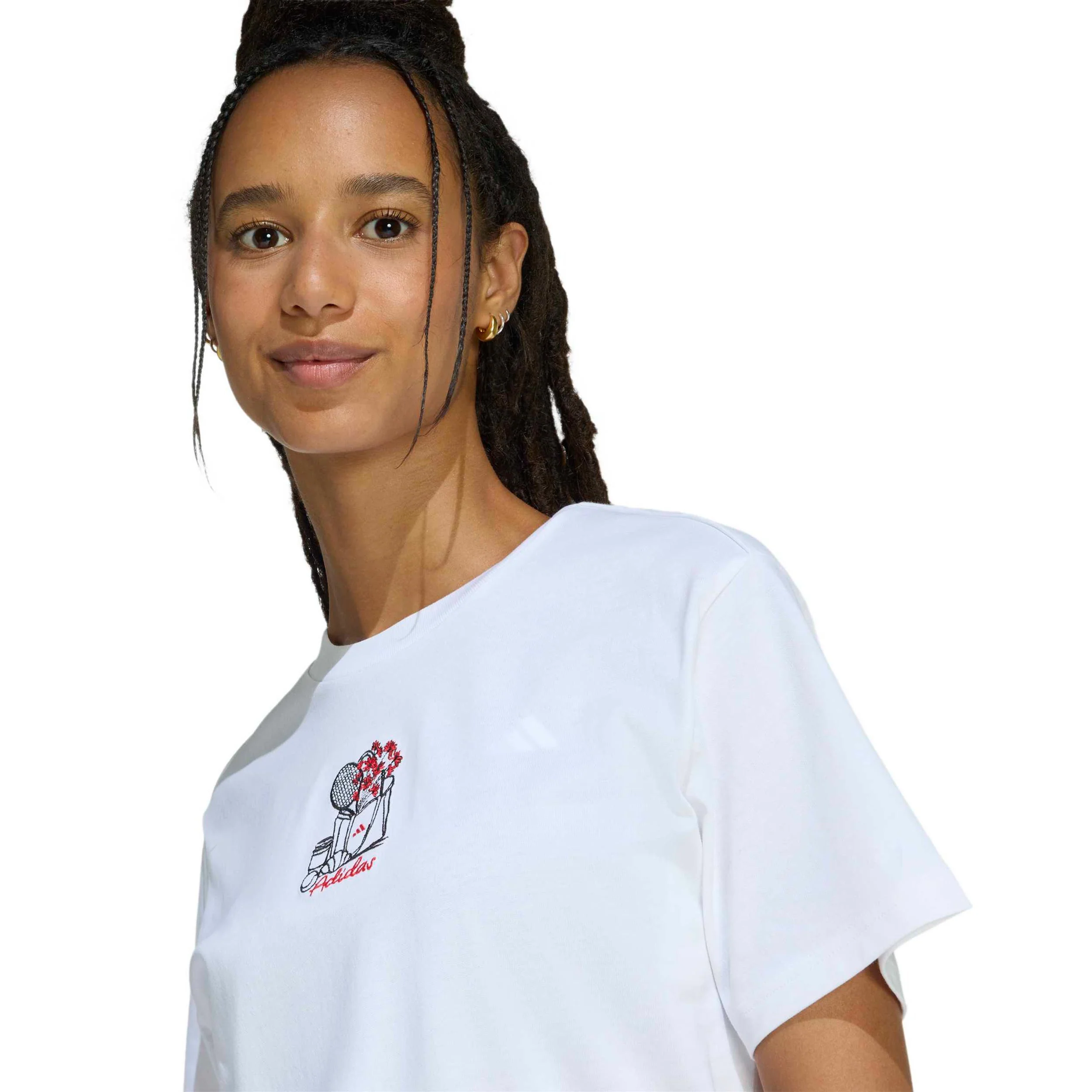 MINI Embroidery Graphic T-shirt Damer - vit, flerfärgad - Image 5