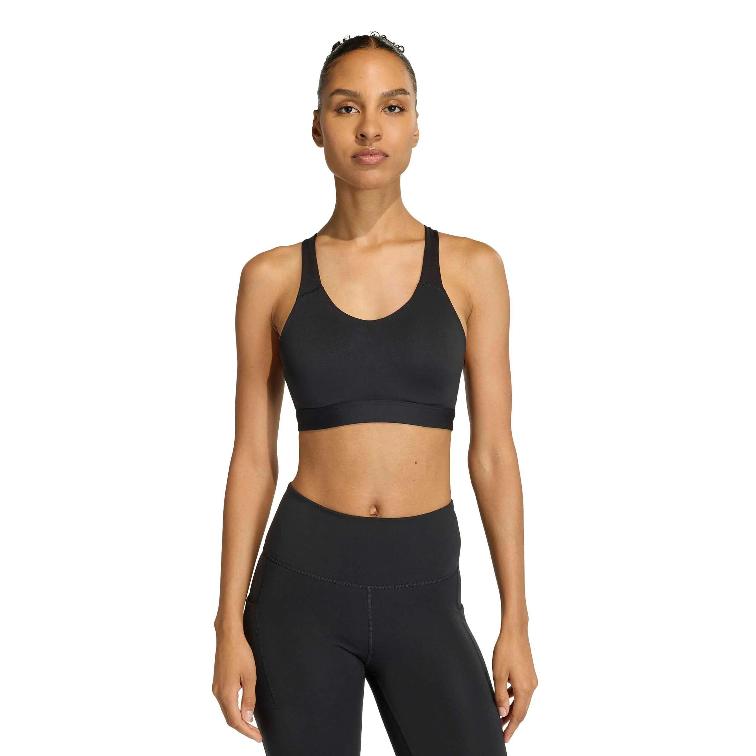 Optime Essentials High Support Sport-behå Damer - svart - Image 3