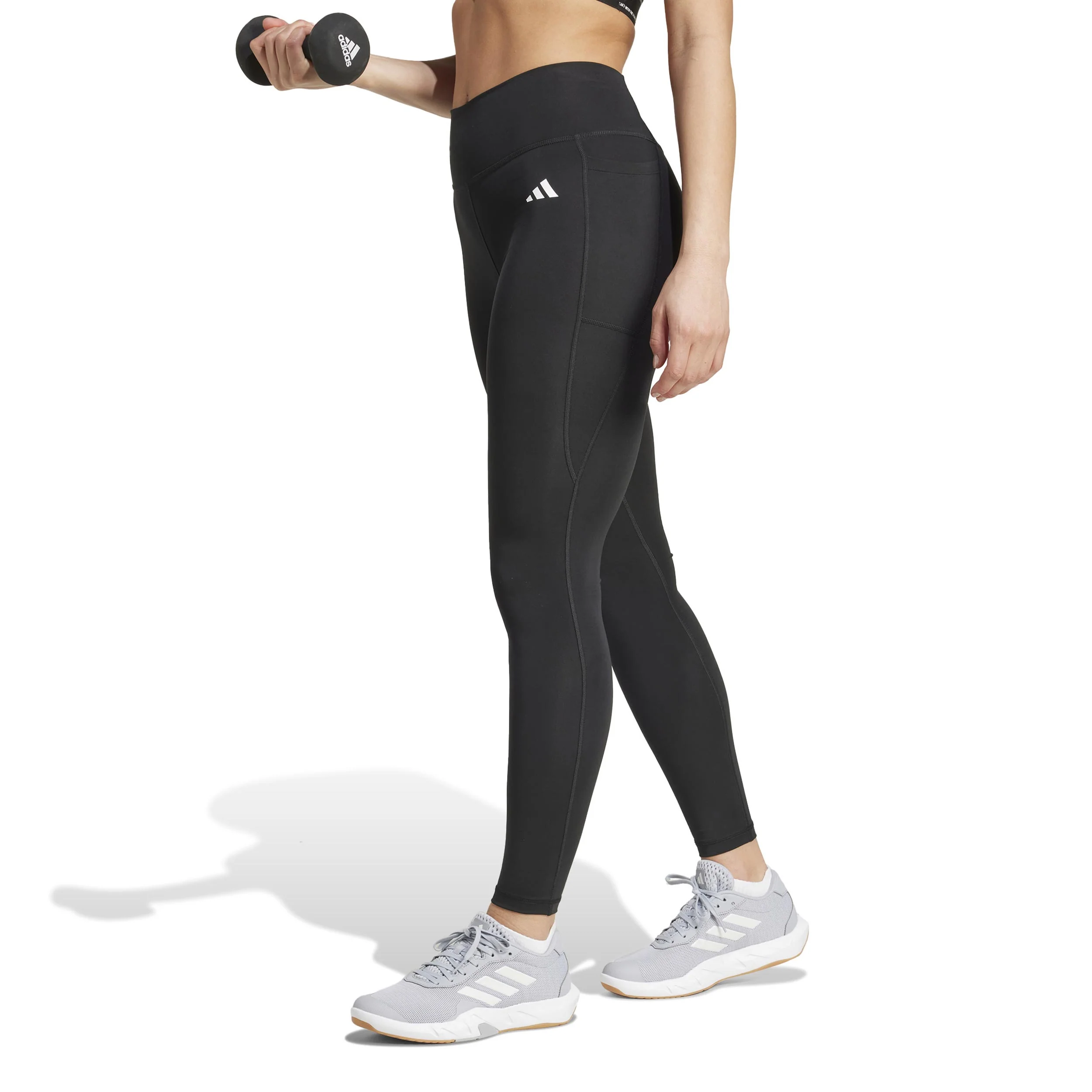 Optime Essentials Tights Damer-Svart - Image 2