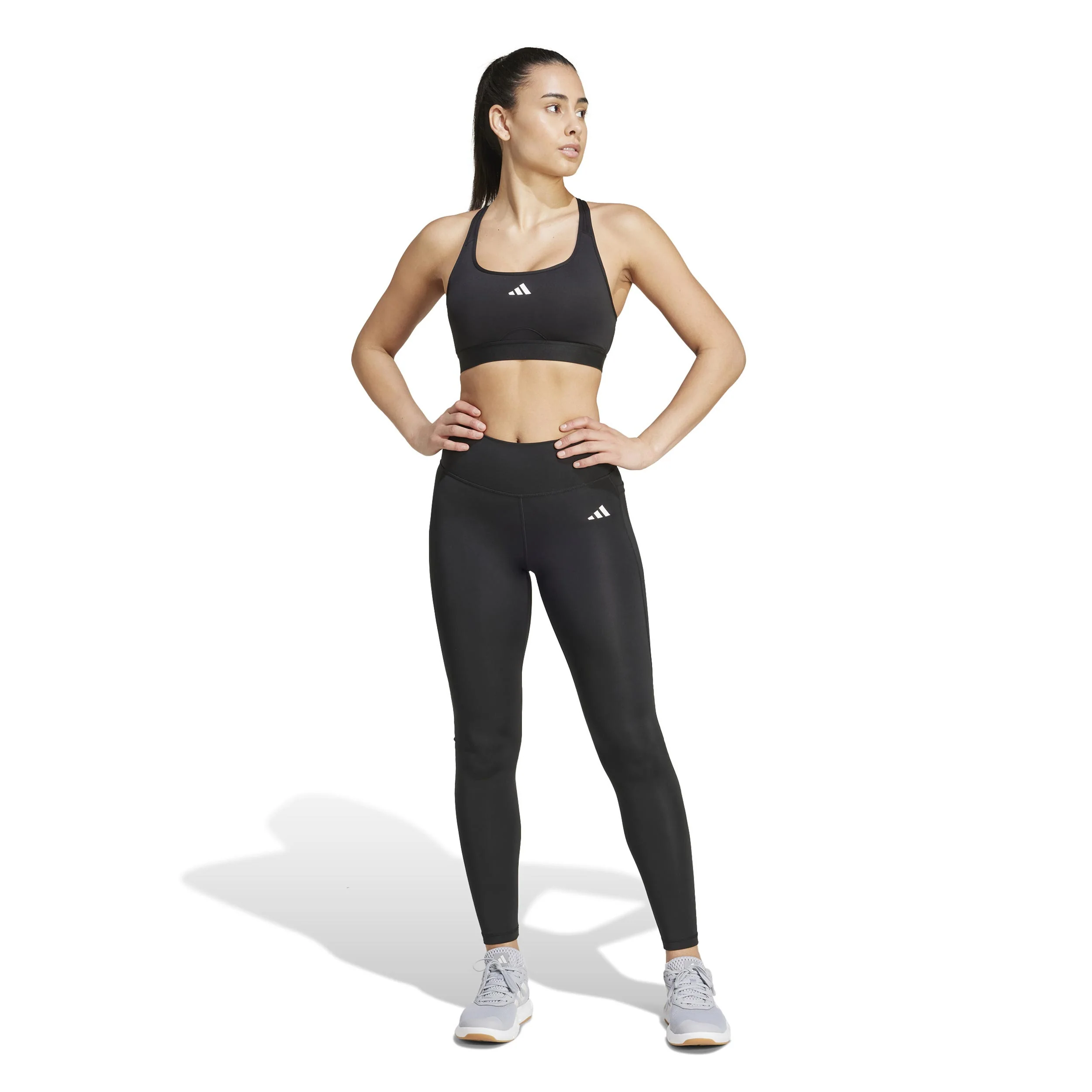 Optime Essentials Tights Damer-Svart - Image 3