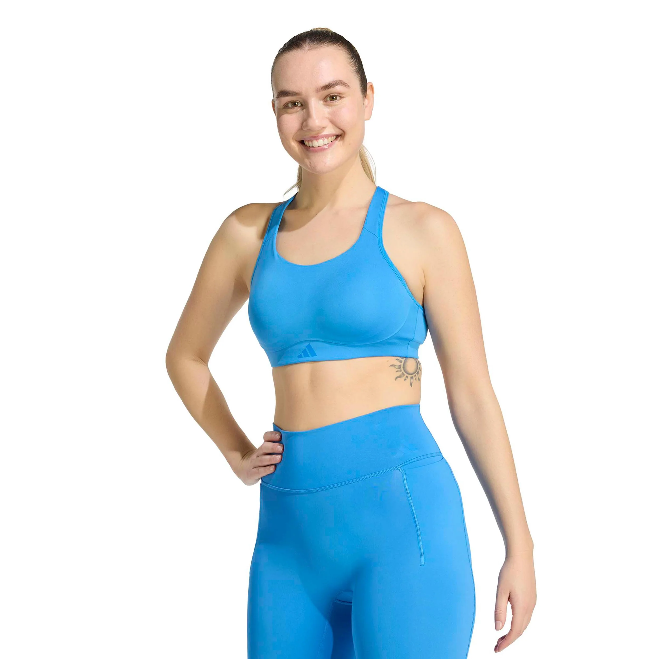 Optime Workout High Support Sport-behå Damer - turkos - Image 2