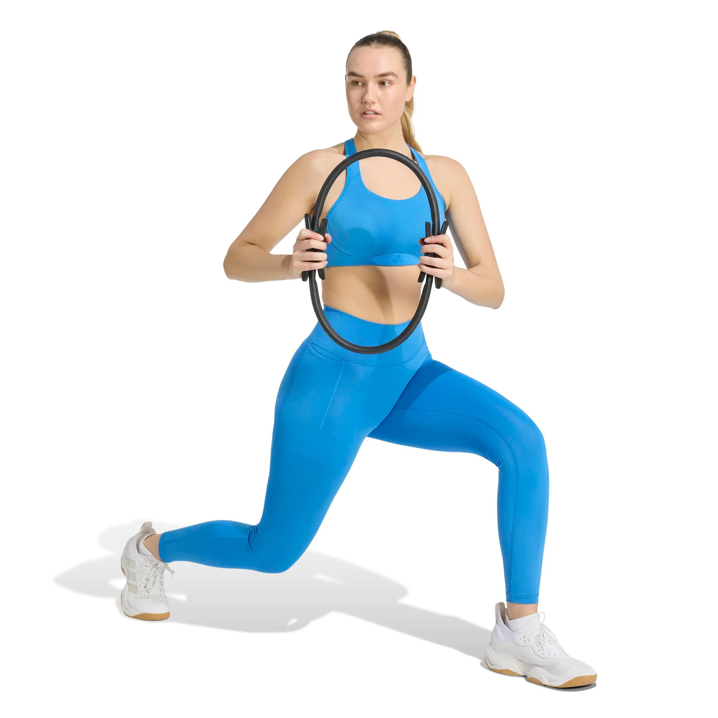Optime Workout High Support Sport-behå Damer - turkos - Image 4