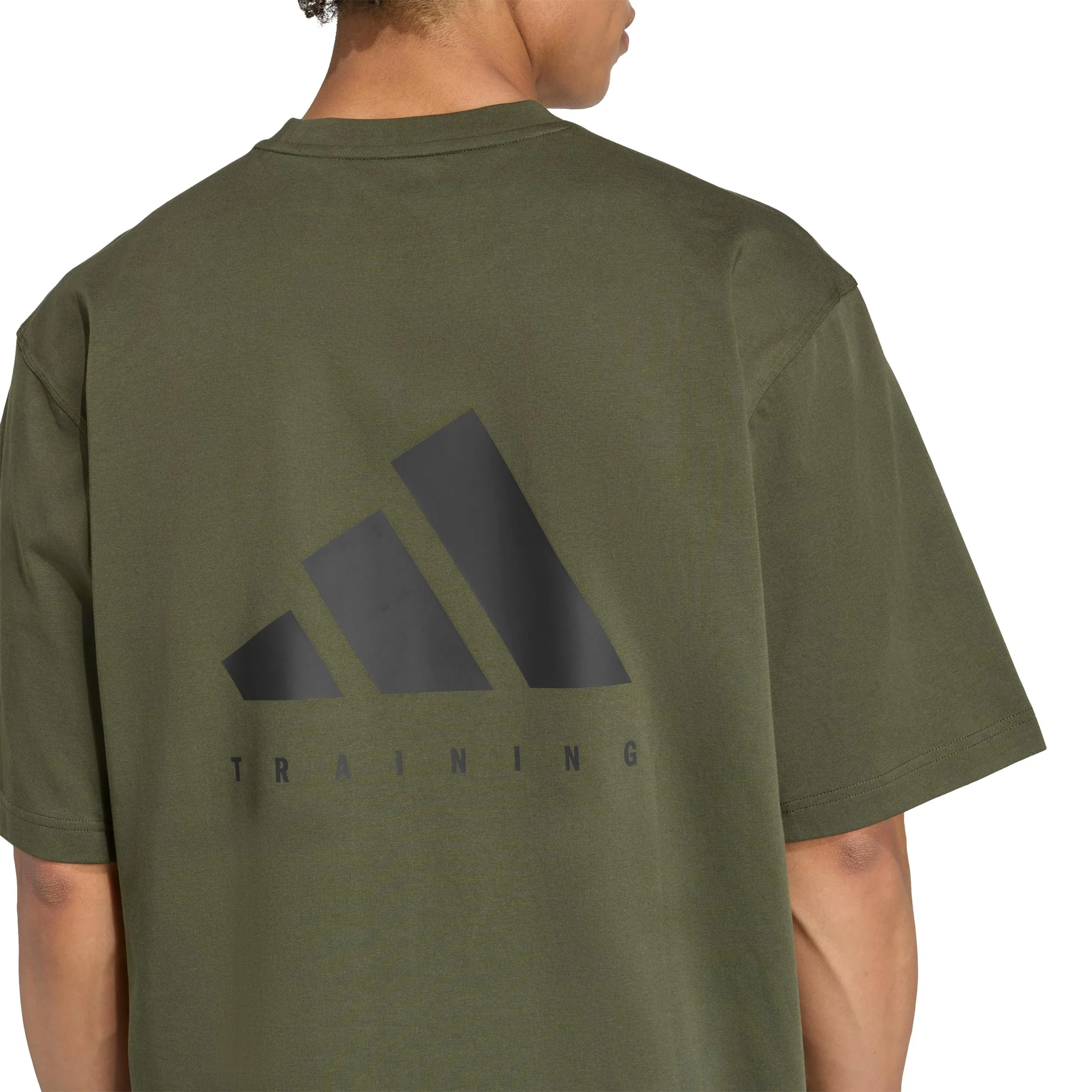 Oversize T-shirt Herrar-mörkgrön - Image 5