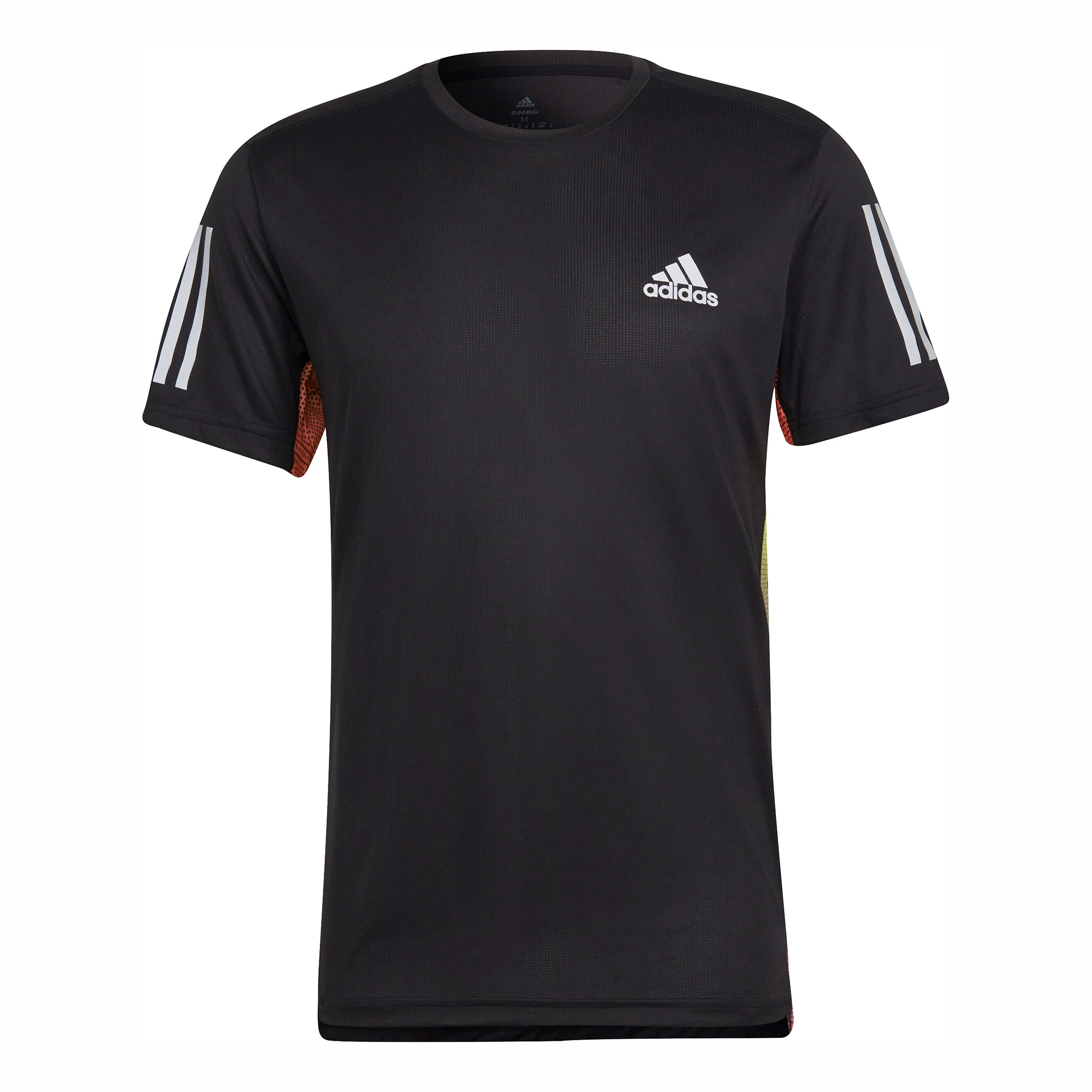 Own the Run T-shirt Herrar - svart, röd