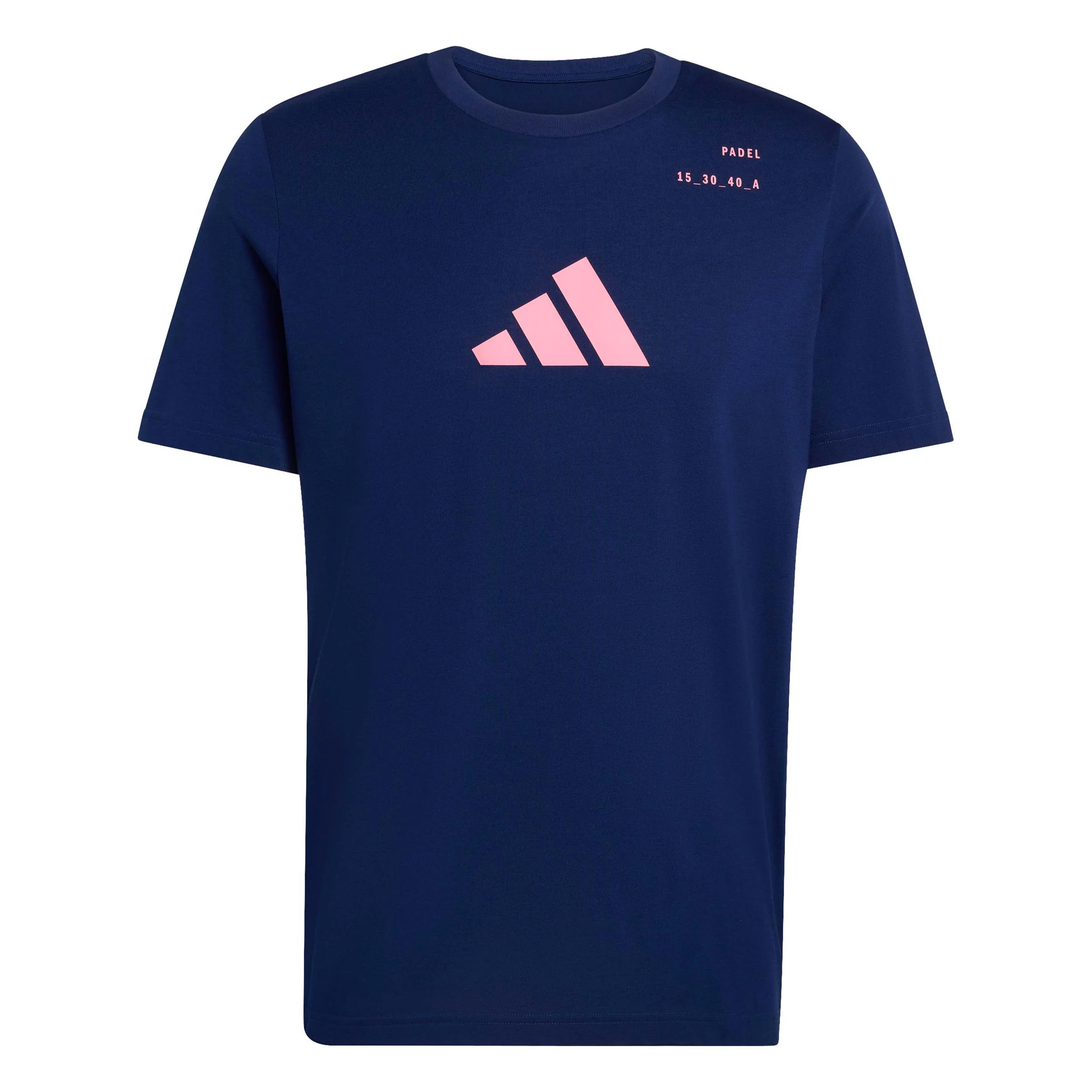 Padel Category Graphic T-shirt Herrar - mörkblå, rosa