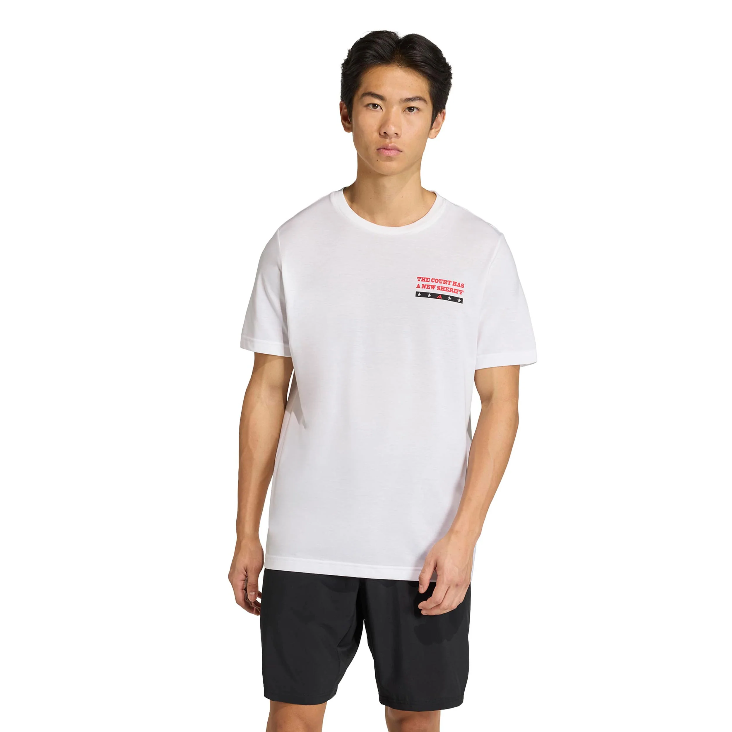Padel Wanted Graphic T-shirt Herrar - vit, flerfärgad