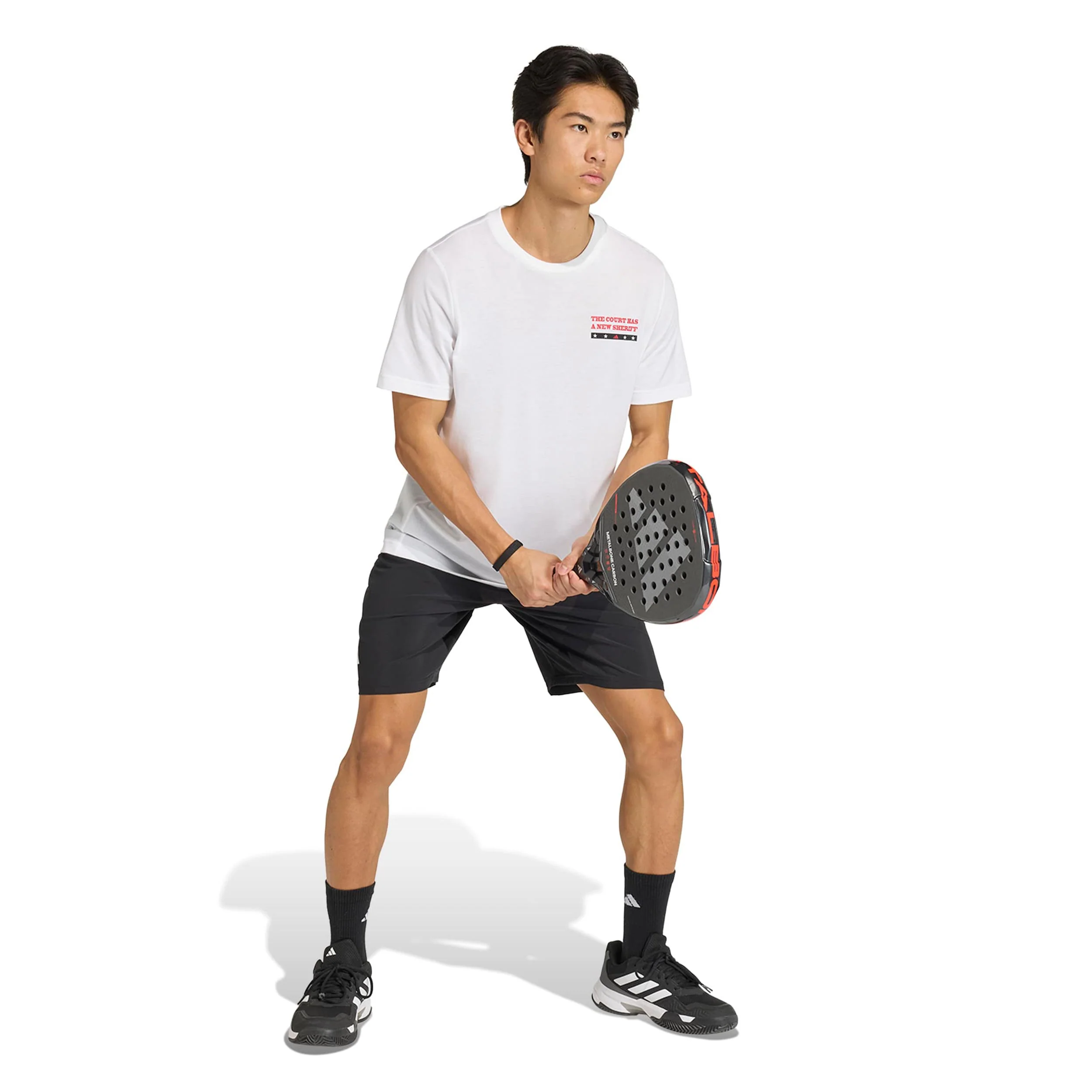 Padel Wanted Graphic T-shirt Herrar - vit, flerfärgad - Image 4