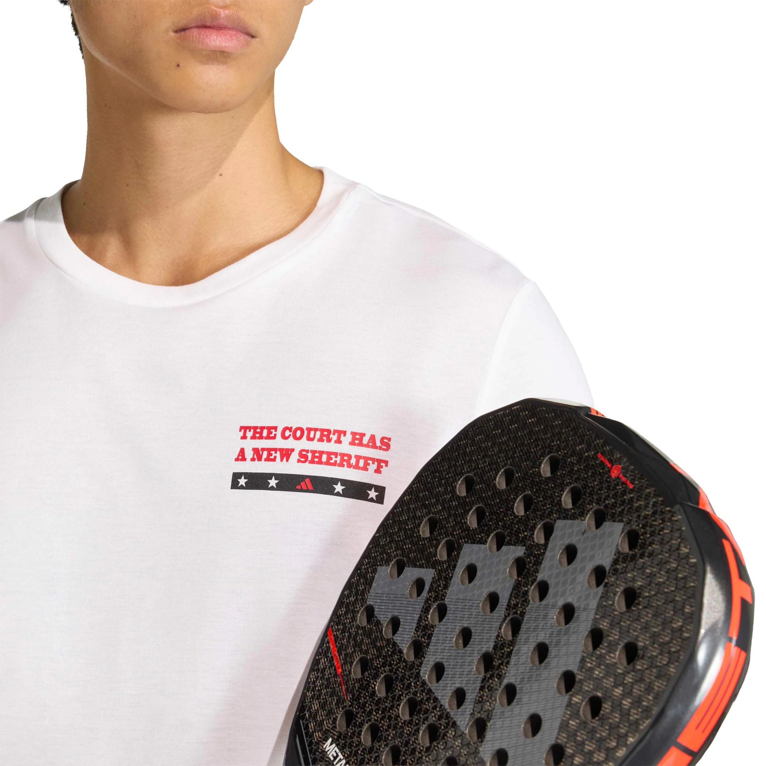 Padel Wanted Graphic T-shirt Herrar - vit, flerfärgad - Image 5