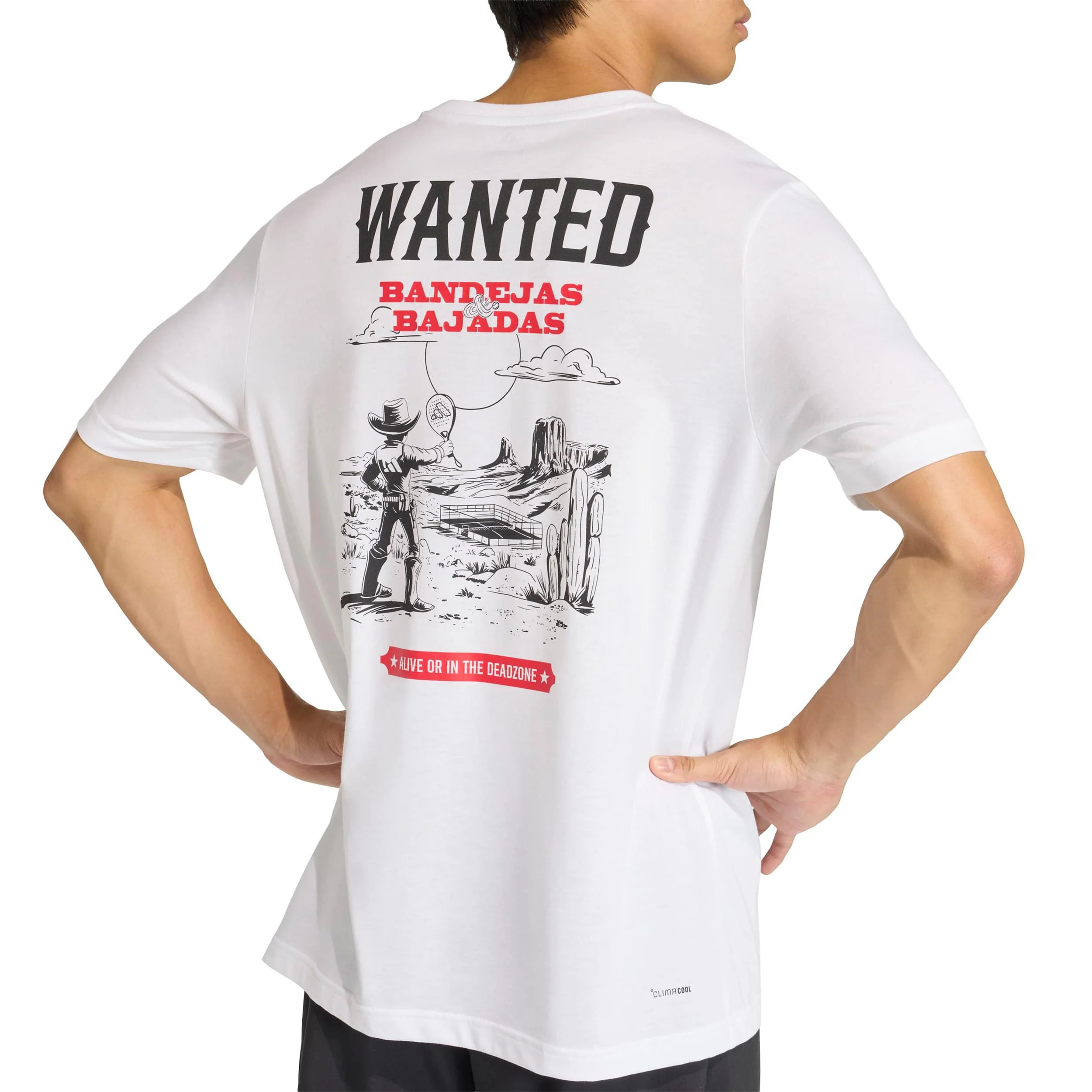 Padel Wanted Graphic T-shirt Herrar - vit, flerfärgad - Image 6