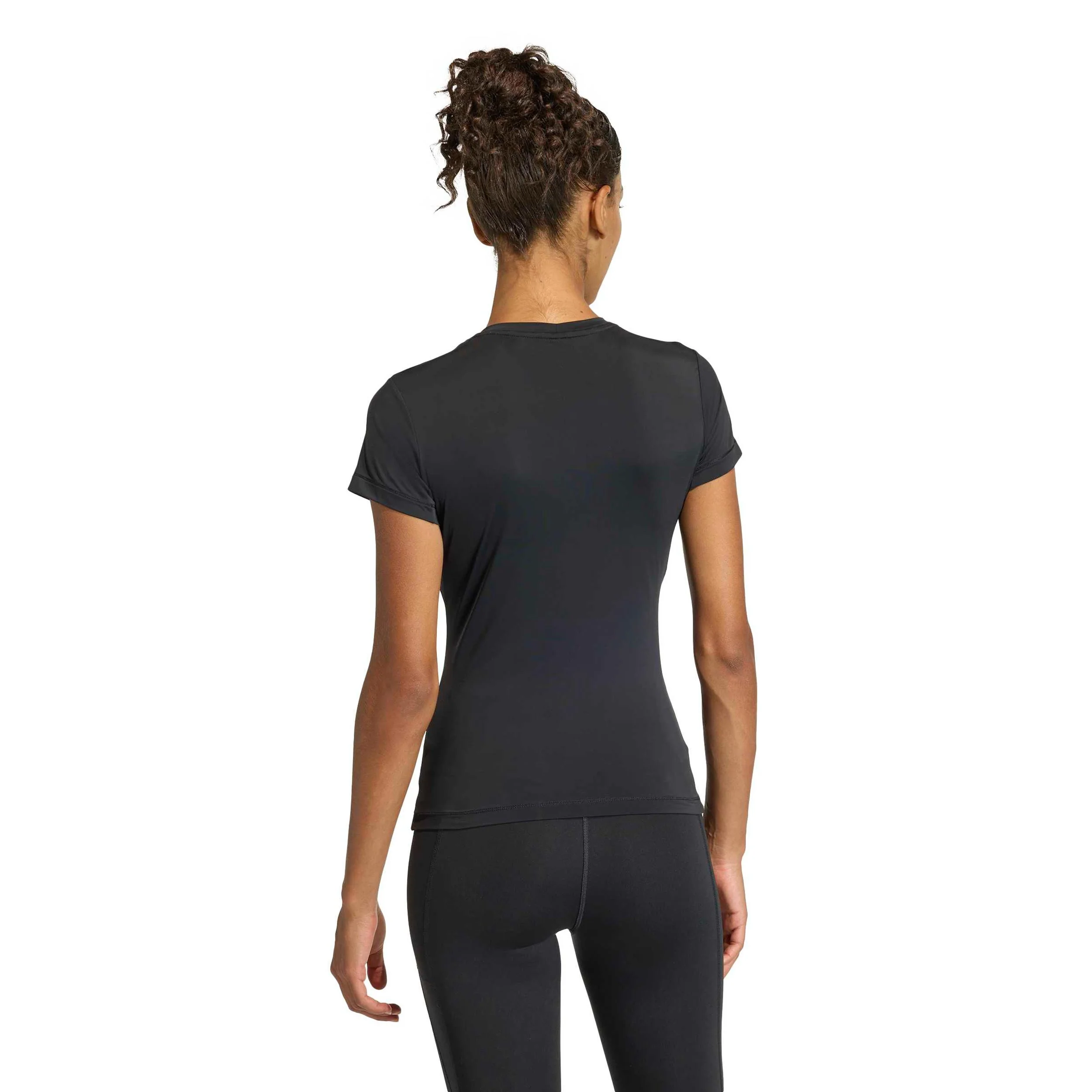 Power Essentials T-shirt Damer-svart - Image 3
