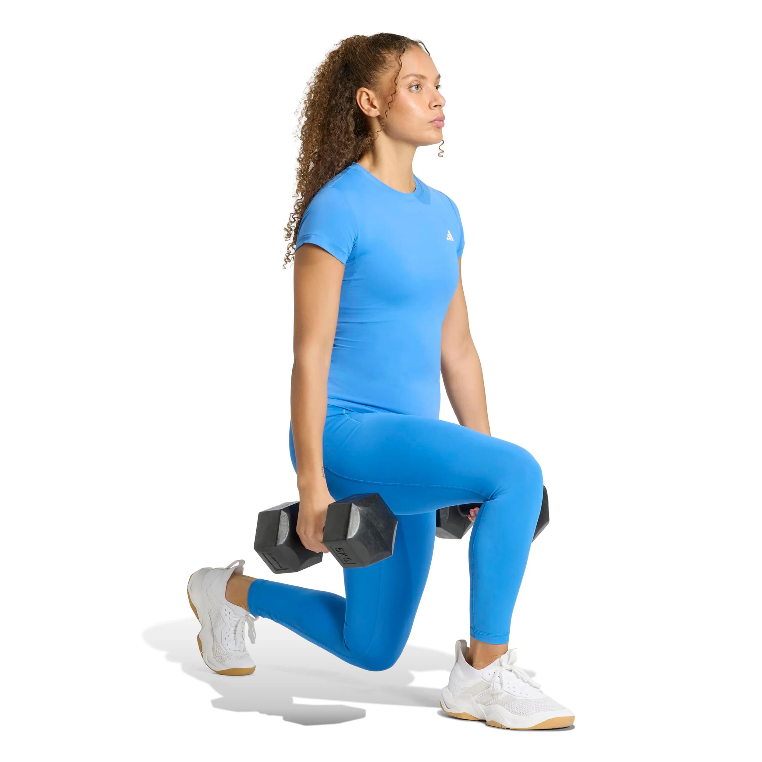 Power Essentials Workout T-shirt Damer - turkos - Image 4