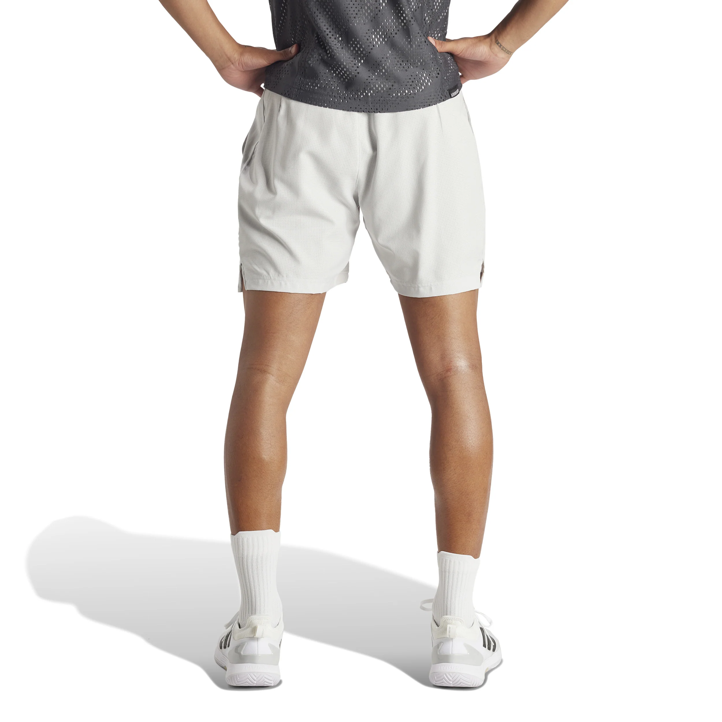 Set With Tight 7in Shorts Herrar-Ljusgrå,Svart - Image 3