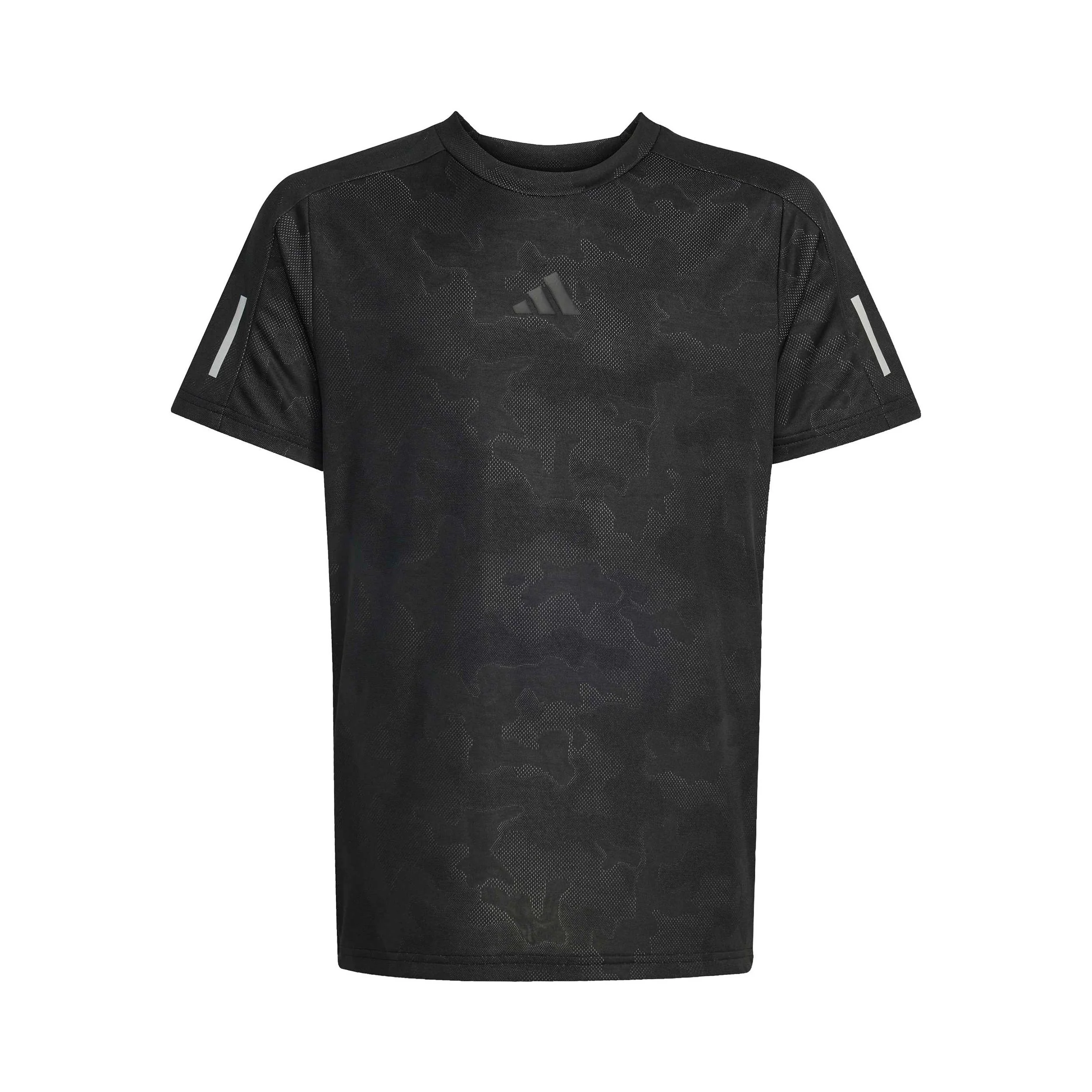 Structure T-shirt Pojkar-svart