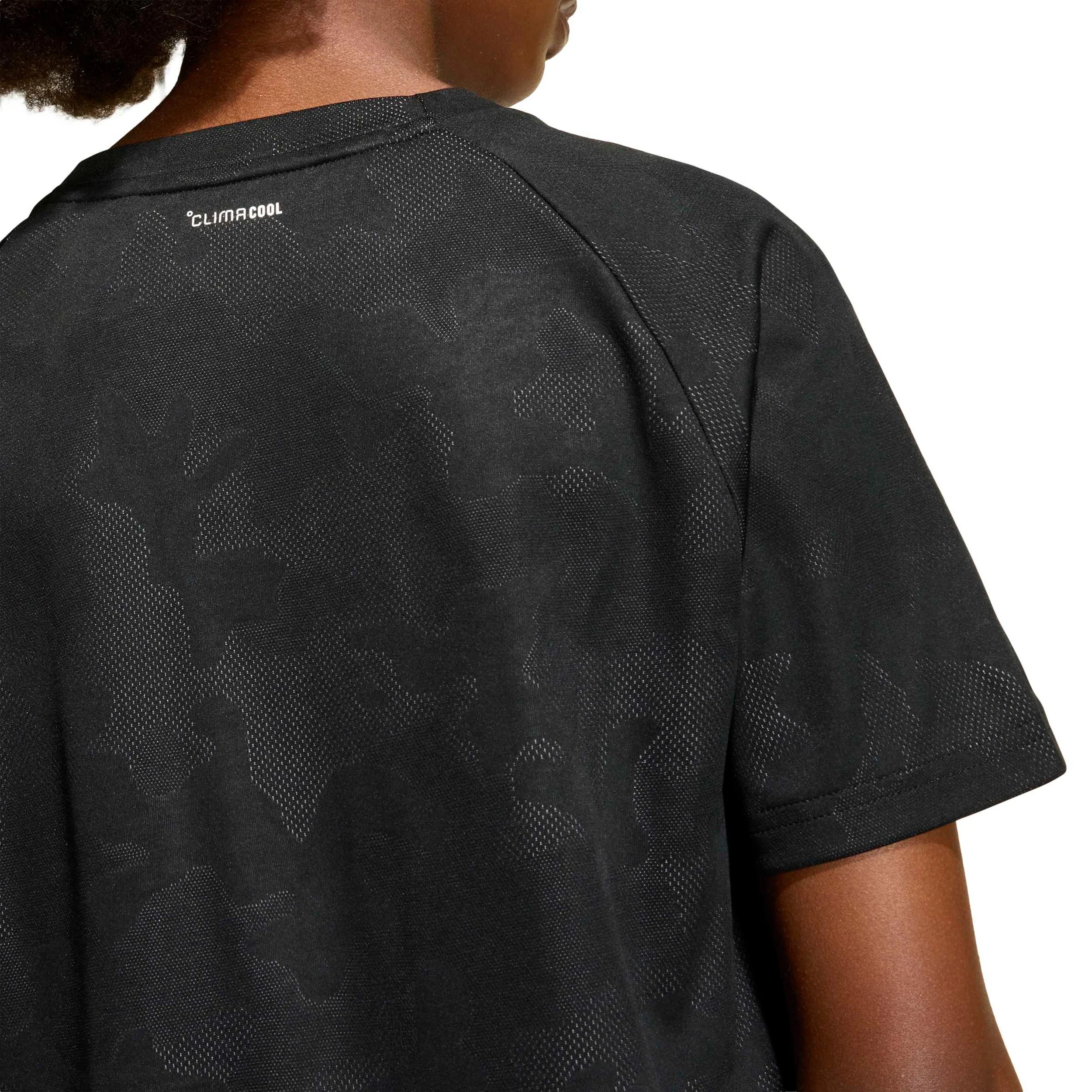 Structure T-shirt Pojkar-svart - Image 6