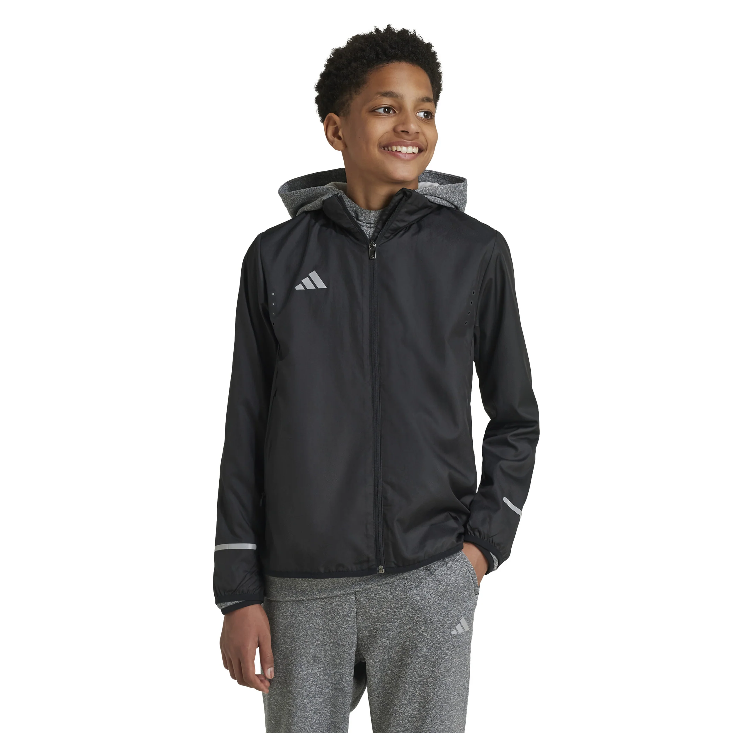 Teamwear WindReady Löparjacka Barn - svart, - Image 2