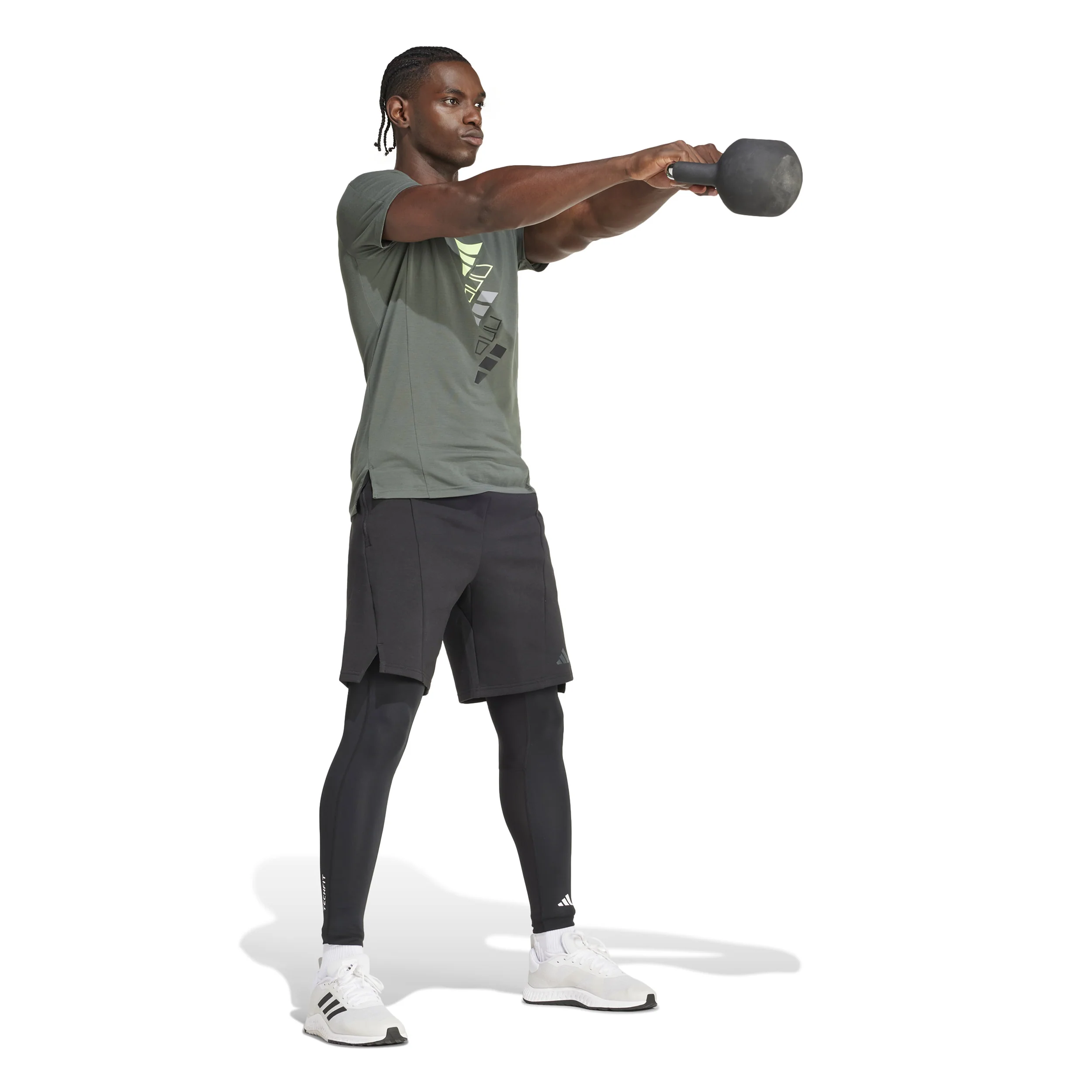 TechFit Compression Training Tights Herrar-Svart - Image 4