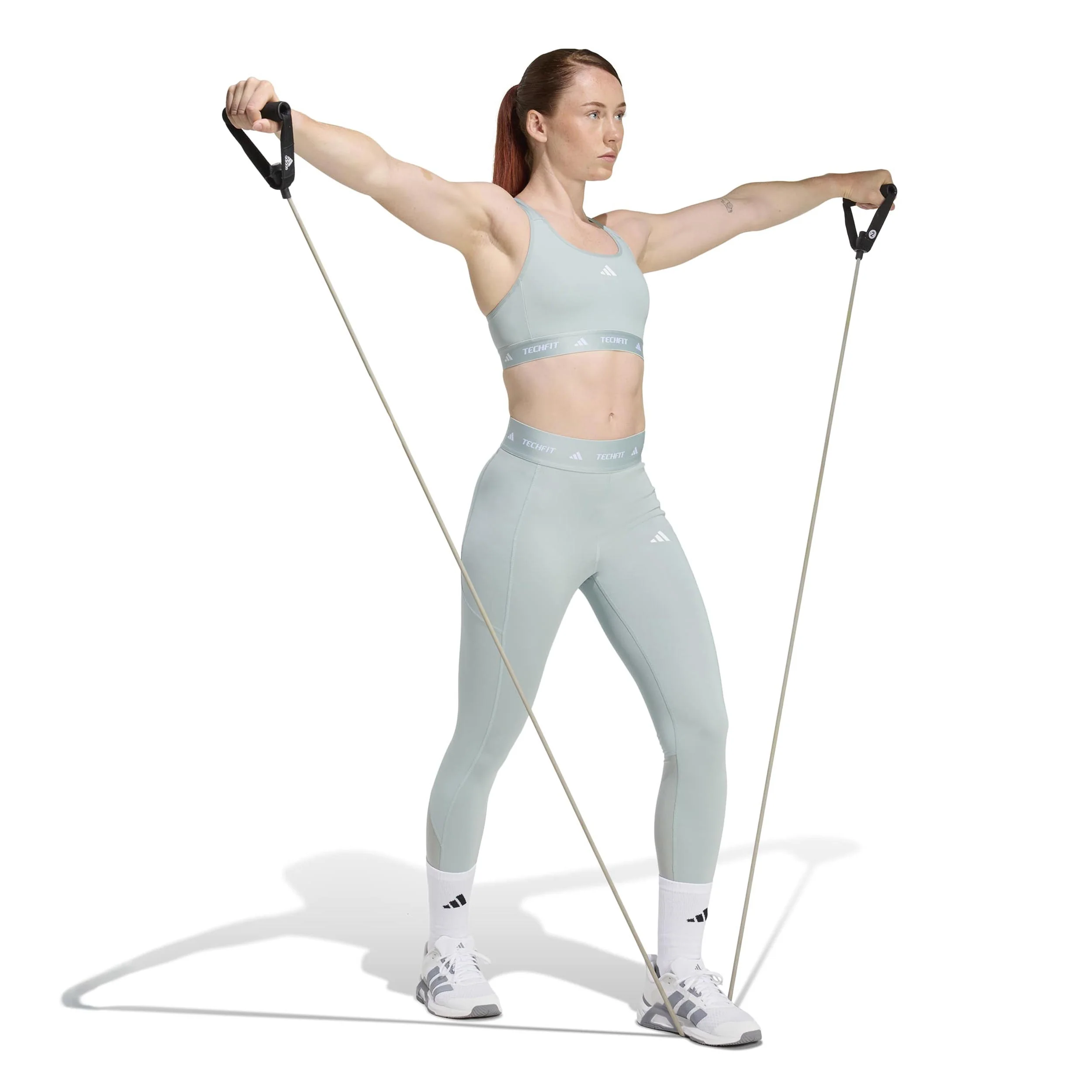 TECHFIT Stash Pocket Tights Damer-visdom - Image 4