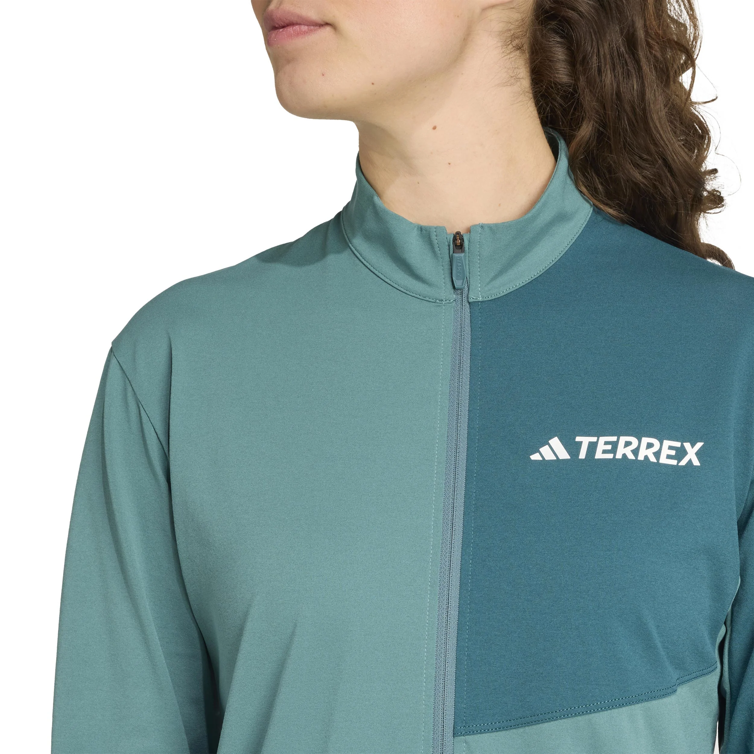 Terrex MT Half-Zip Löpartröja Damer-Mörkgrön,Grön - Image 5