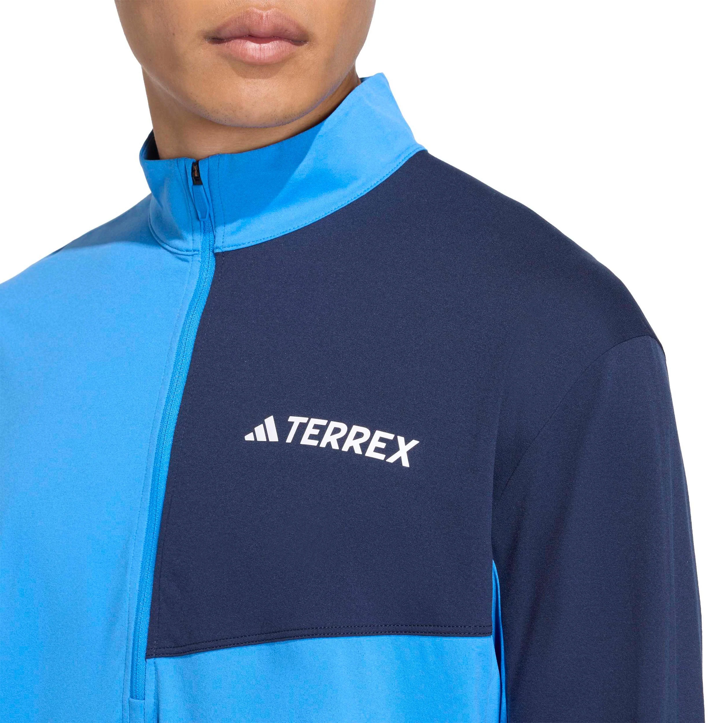 Terrex MT Half-Zip Löpartröja Herrar-blå - Image 5