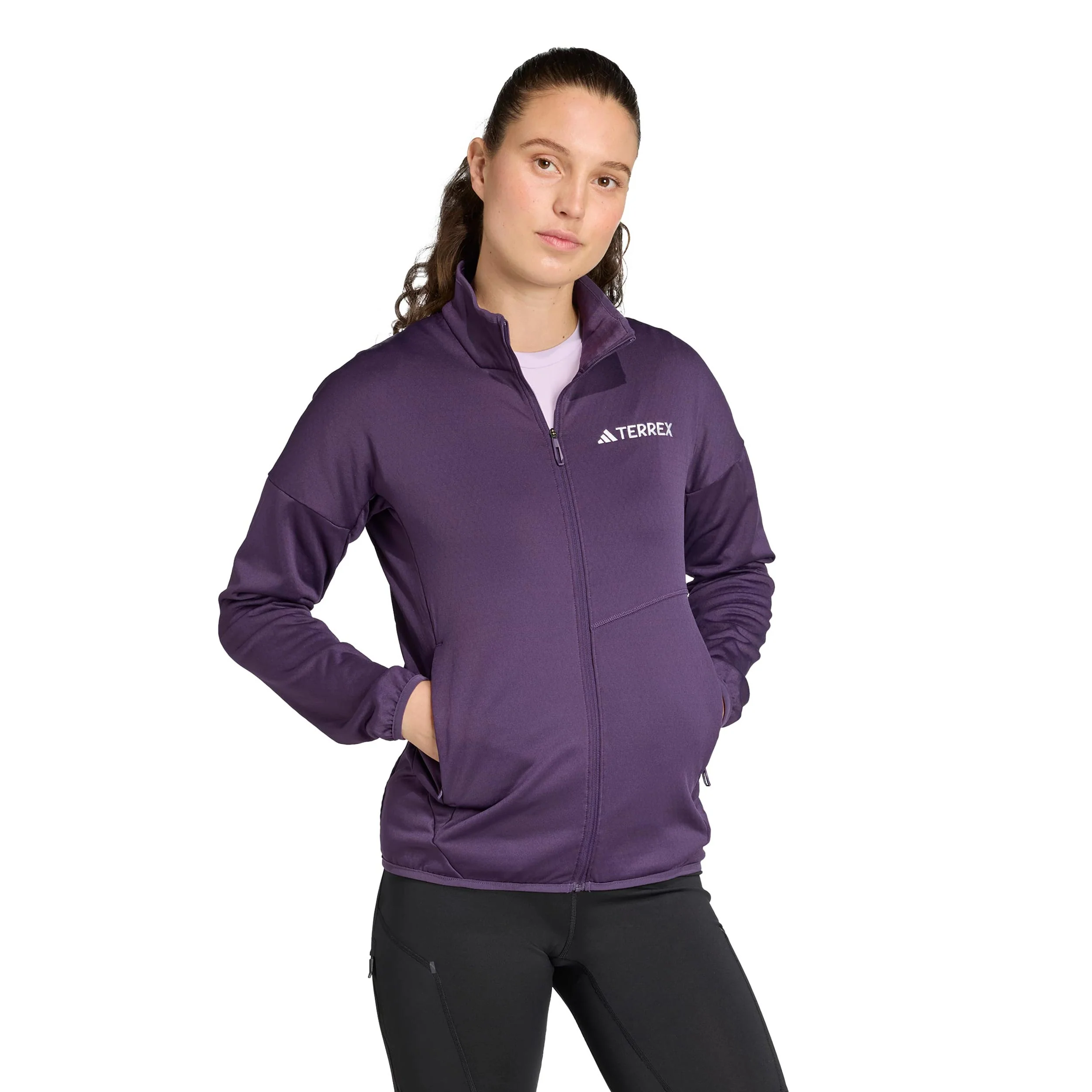 Terrex XPR Light Fleece Löparjacka Damer-Lila - Image 4