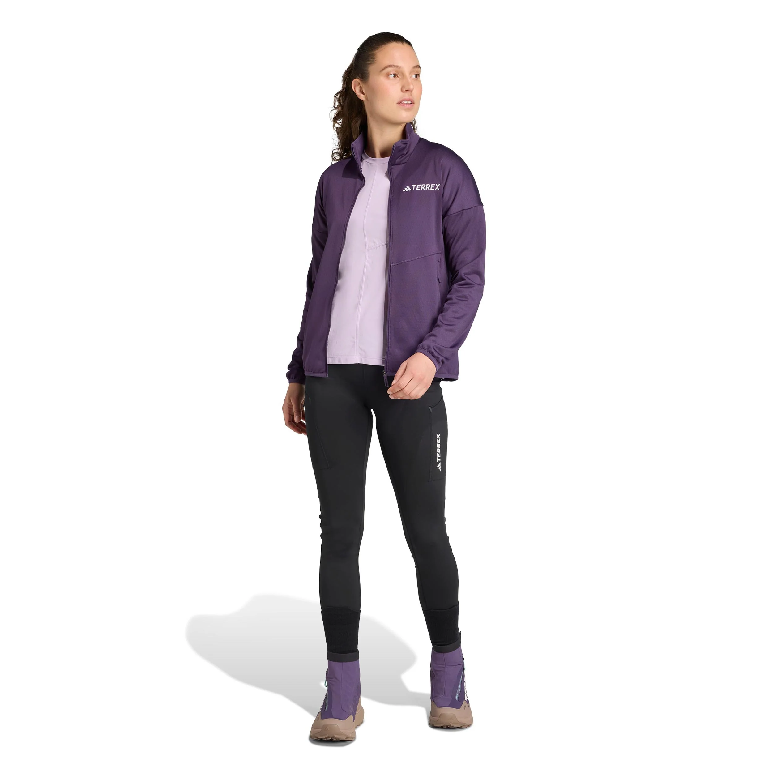 Terrex XPR Light Fleece Löparjacka Damer-Lila - Image 5