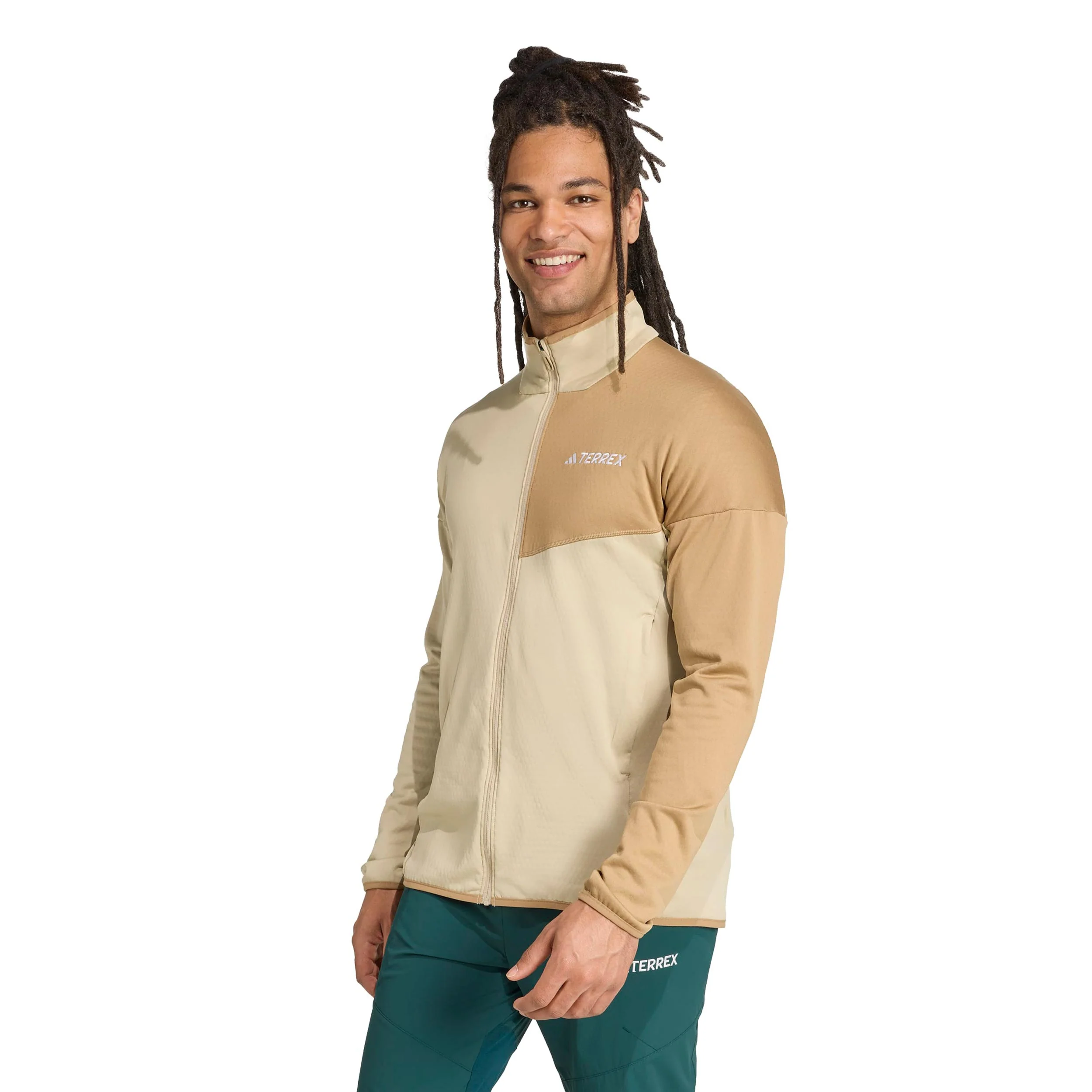 Terrex XPR Light Fleece Löparjacka Herrar-Creme - Image 2