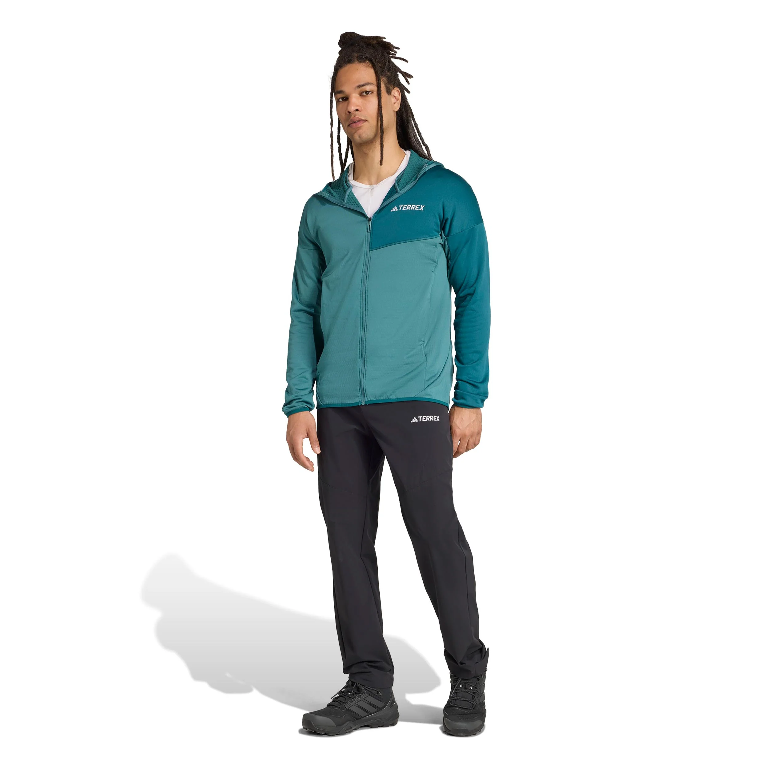 Terrex XPR Light Fleece Löparjacka Herrar - turkos, grön - Image 5