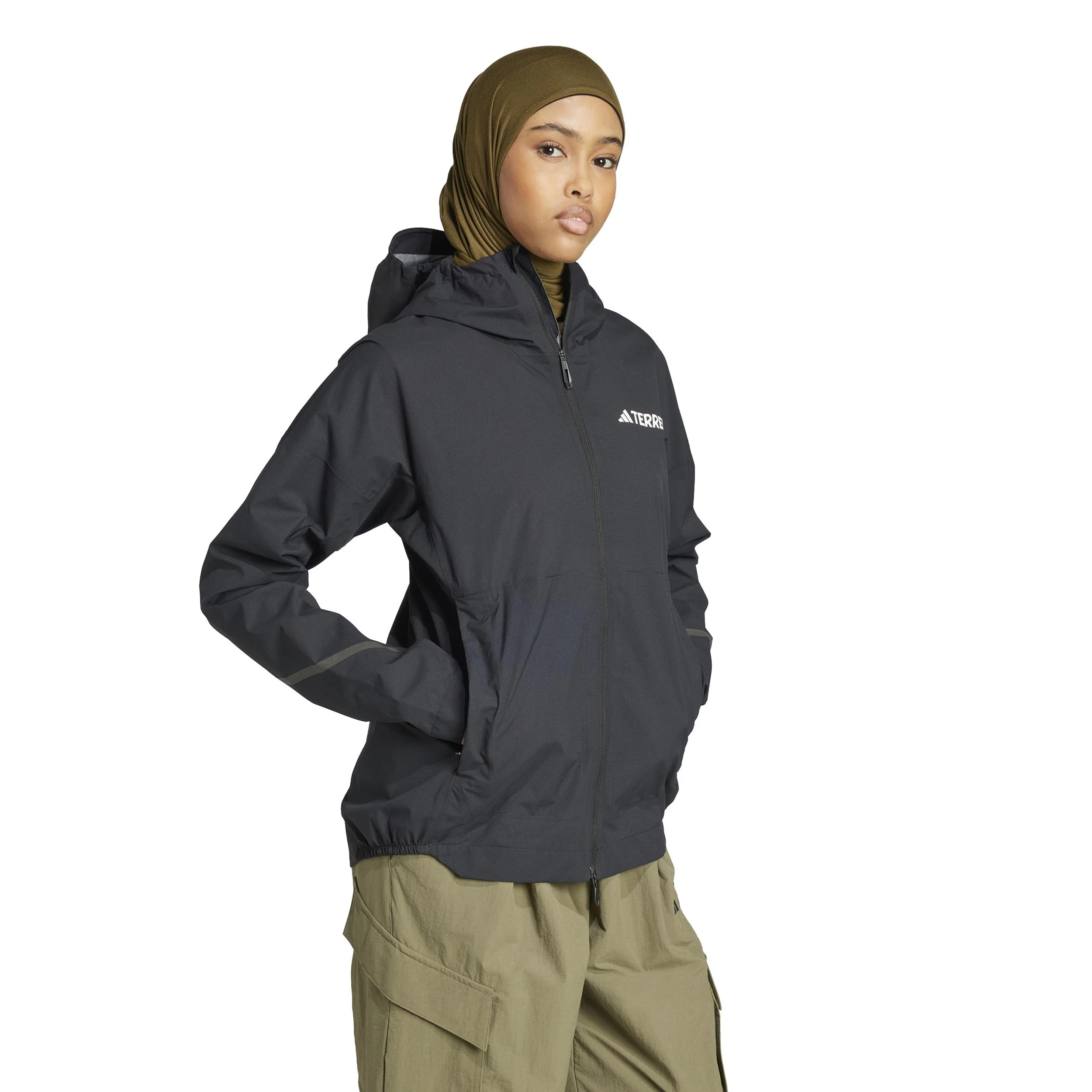 Terrex XPR Light Rain Löparjacka Damer-Svart - Image 4
