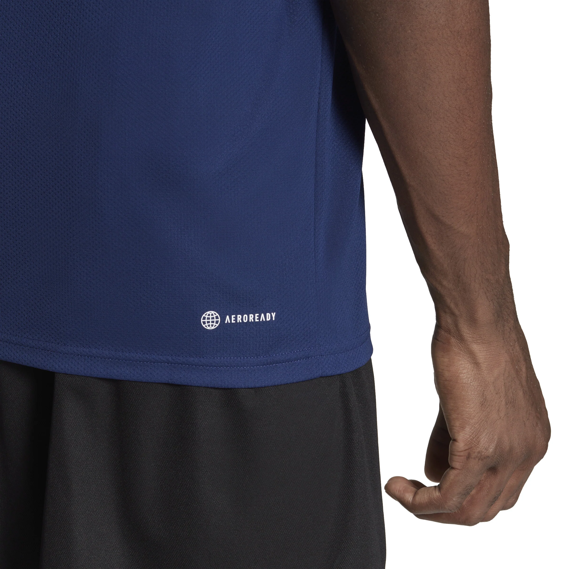 Training Essential Base 3 Stripes T-shirt Herrar-Mörkblå,Vit - Image 6