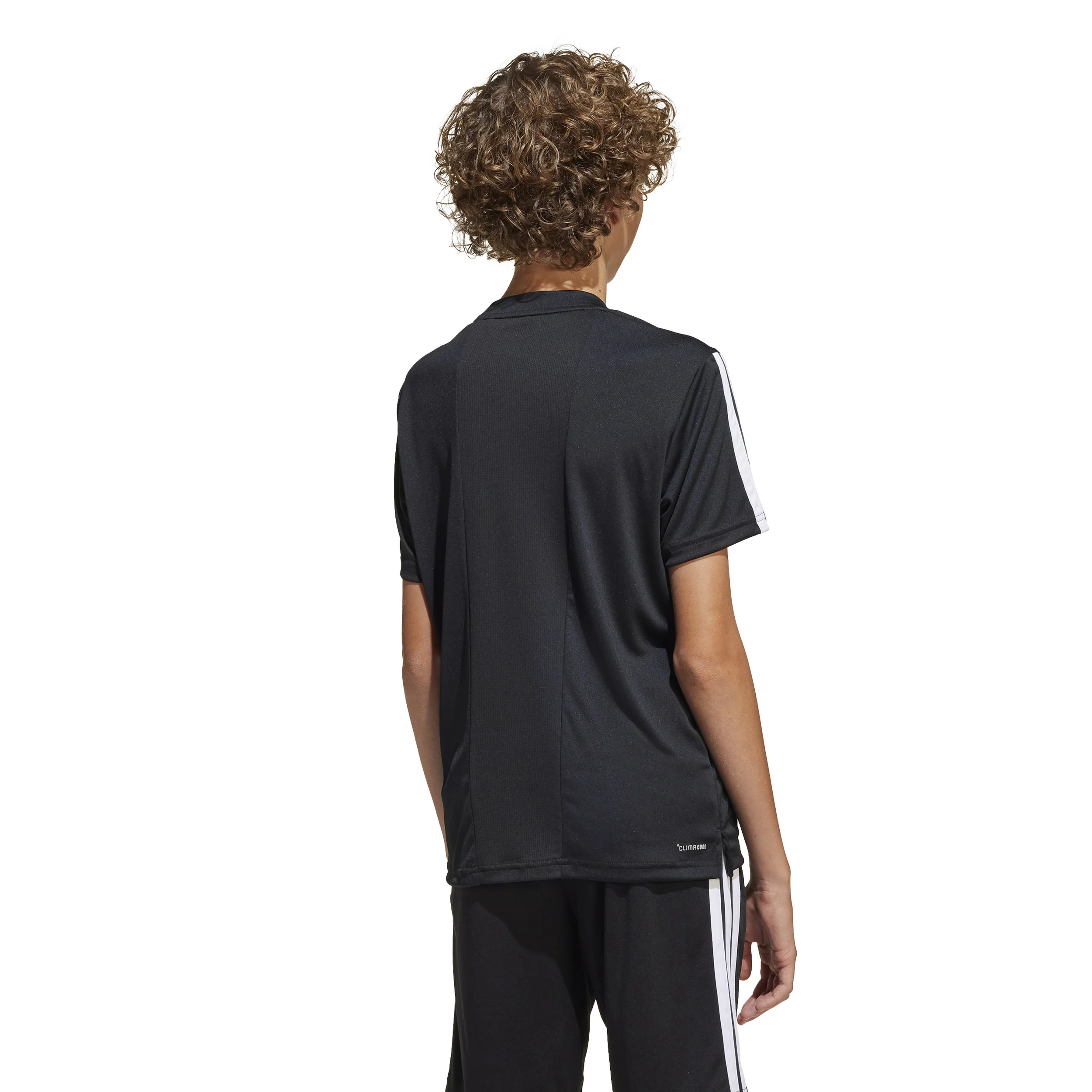 Training Essentials 3 Stripes T-shirt Barn-Svart,Vit - Image 3
