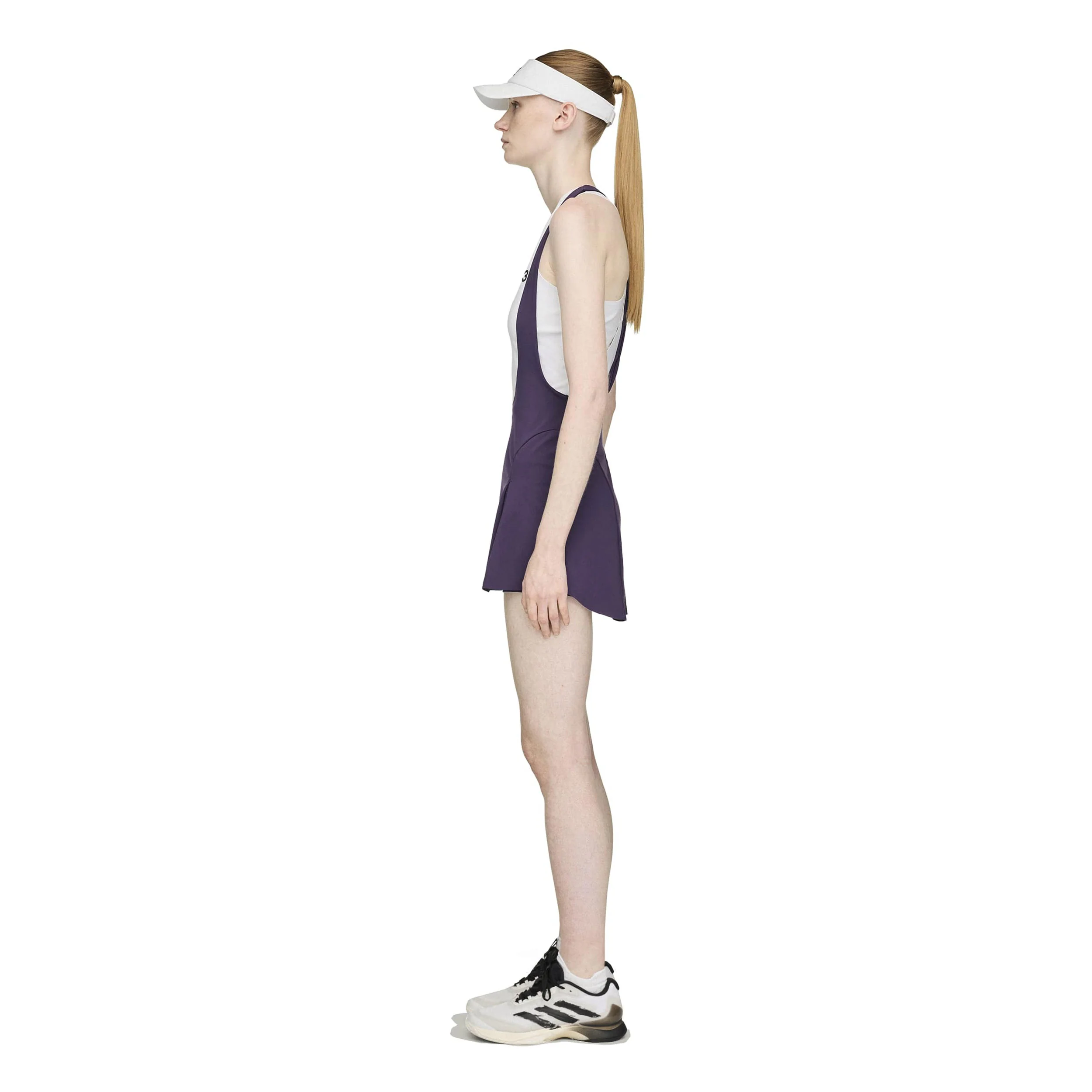 Y-3 Crop Linne Damer-Grå - Image 4