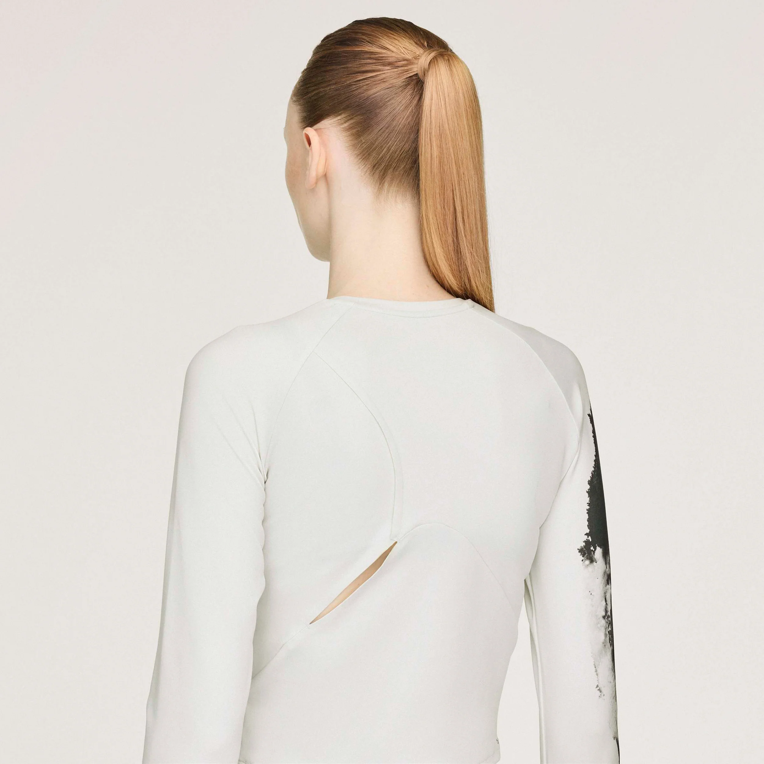 Y-3 Crop Linne Damer - grå, flerfärgad - Image 6